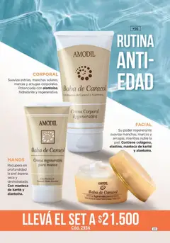 Vista previa Catálogo Amodil Campaña 1/2026 válido desde el 01.01.2026 | Página: 69 | Productos: Crema regenerativa, Manteca, Crema