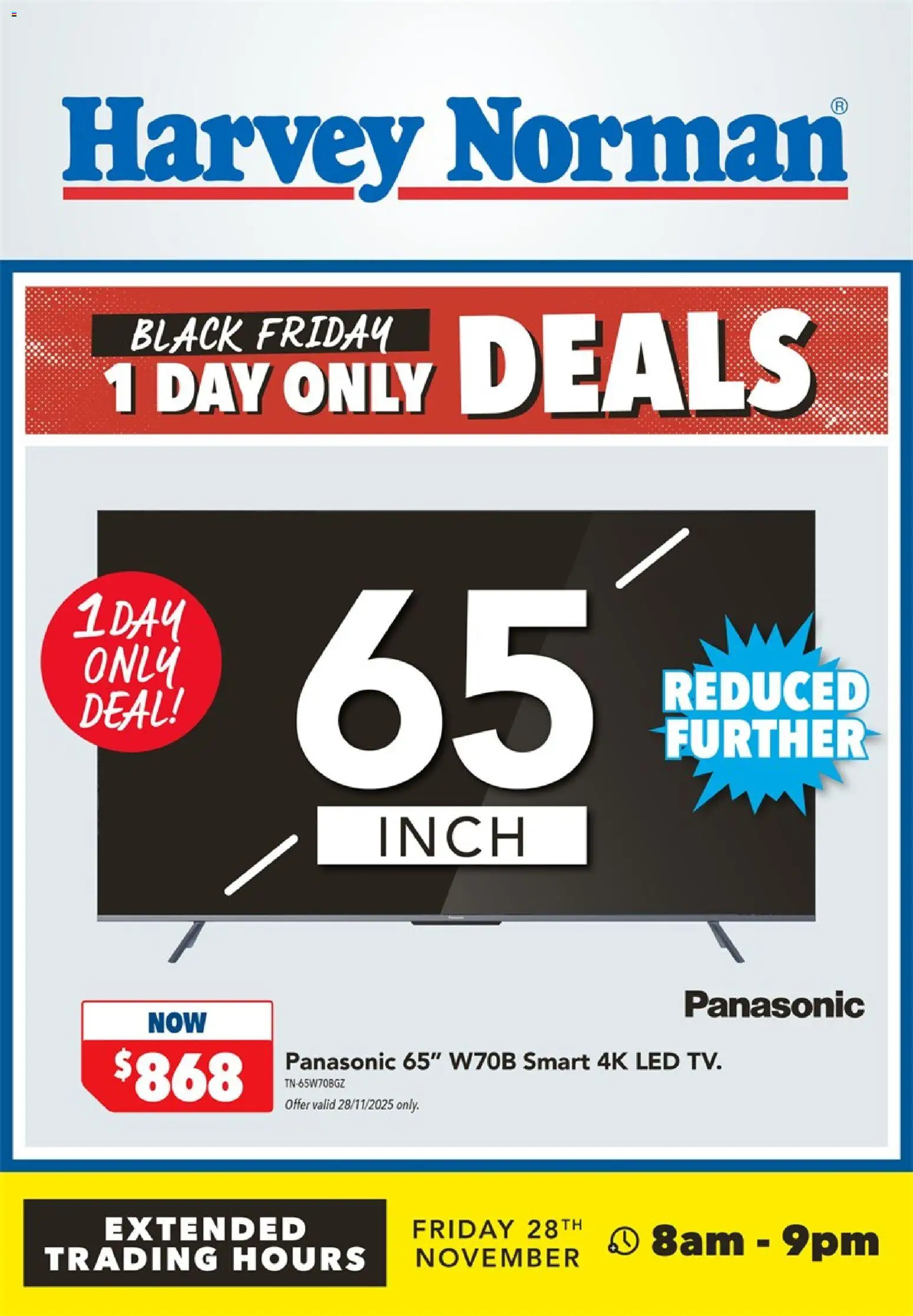 Harvey Norman catalogue from 28.11.2025 | Page: 1