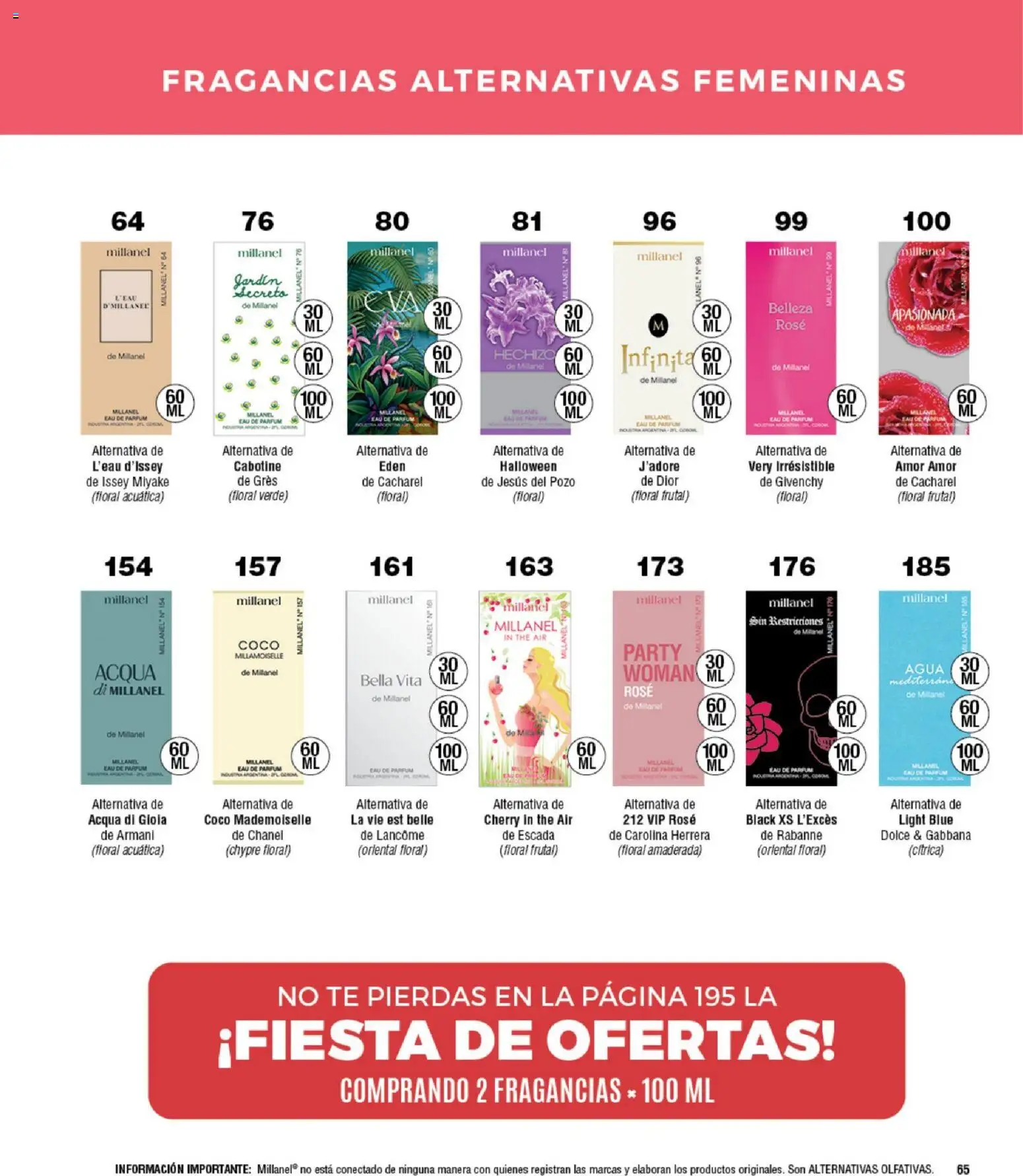 Millanel - Catálogo │ válido desde el 08.12.2025 | Página: 65 | Productos: Agua, Té