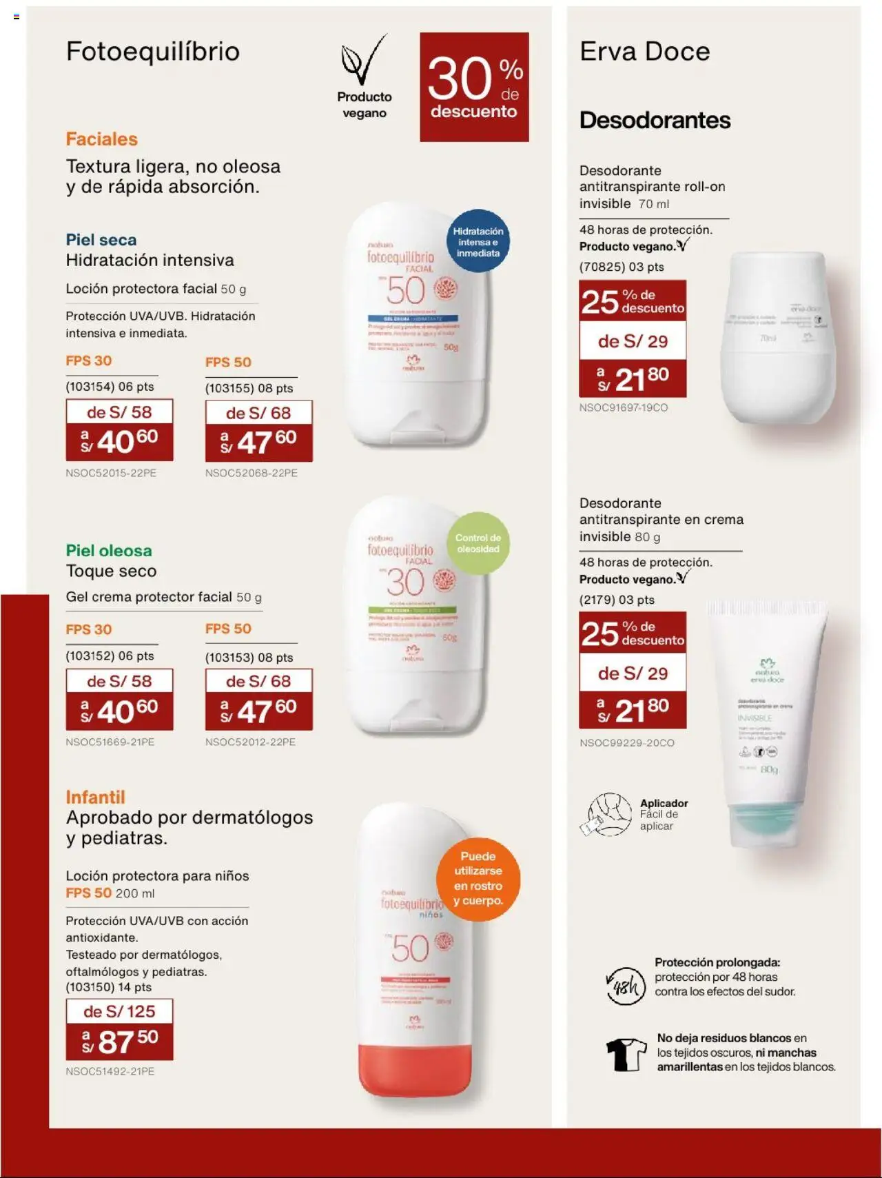 Catálogo Natura válido desde 24.05.2025 | Página: 166 | Productos: Desodorante, Antitranspirante, Crema