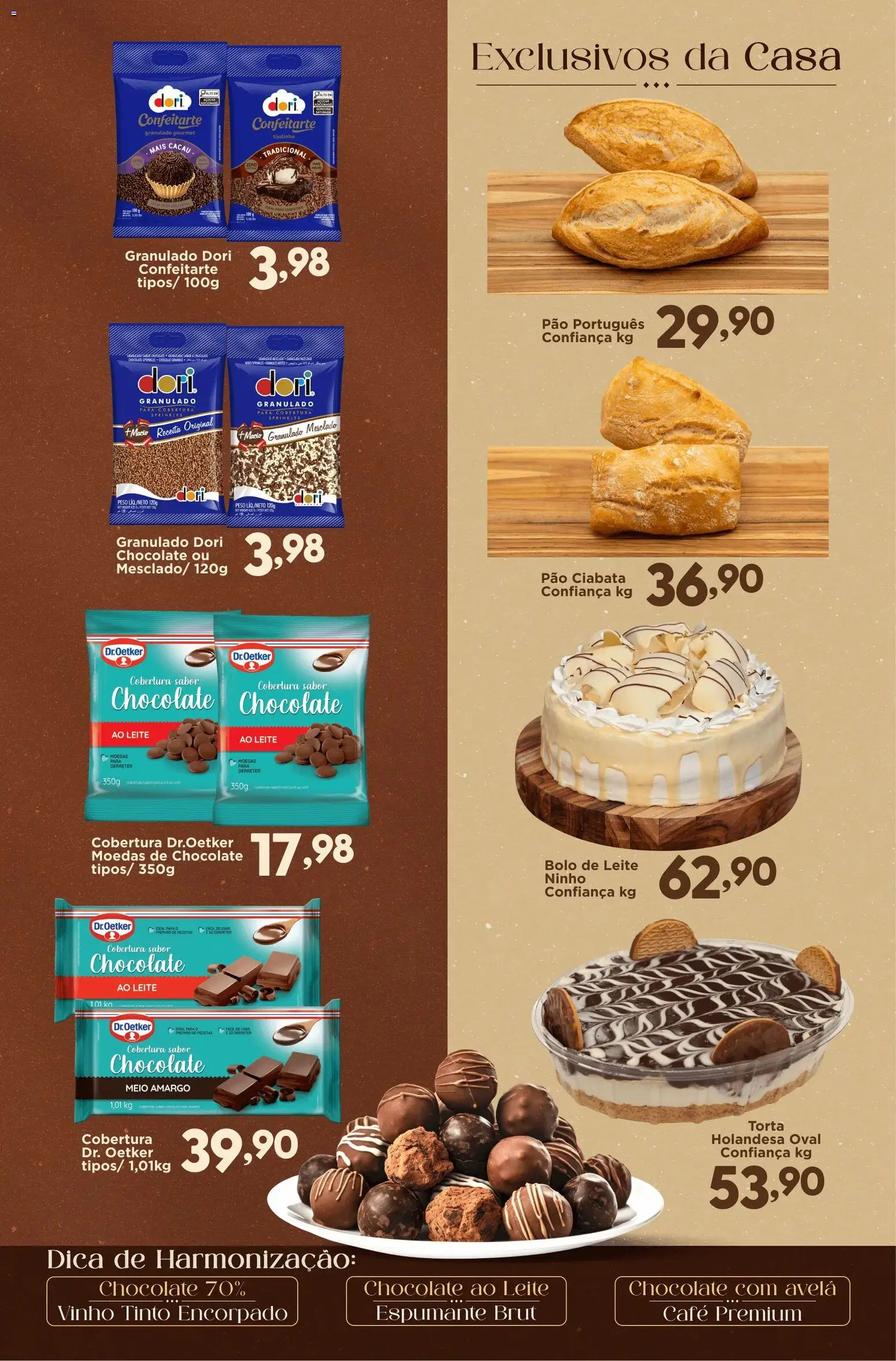 Confiança Folheto - válido de 09.03.2026 | Página: 3 | Produtos: Espumante, Leite, Granulado, Avelã