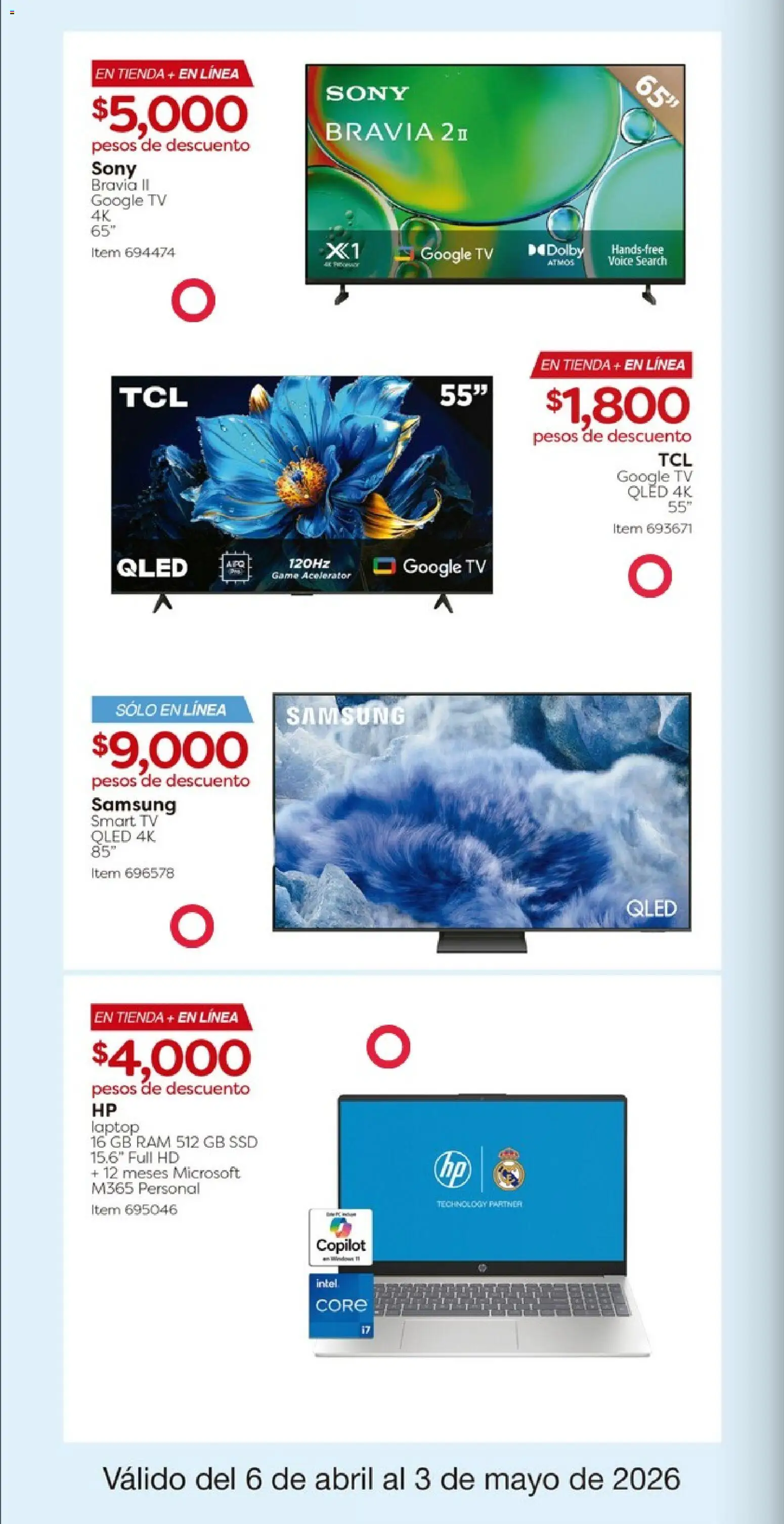 Nuevas ofertas de Costco válidas en toda la República Mexicana desde el 06.04.2026. ¡Encuentra las mejores ofertas en Costco catálogo! | Página: 4