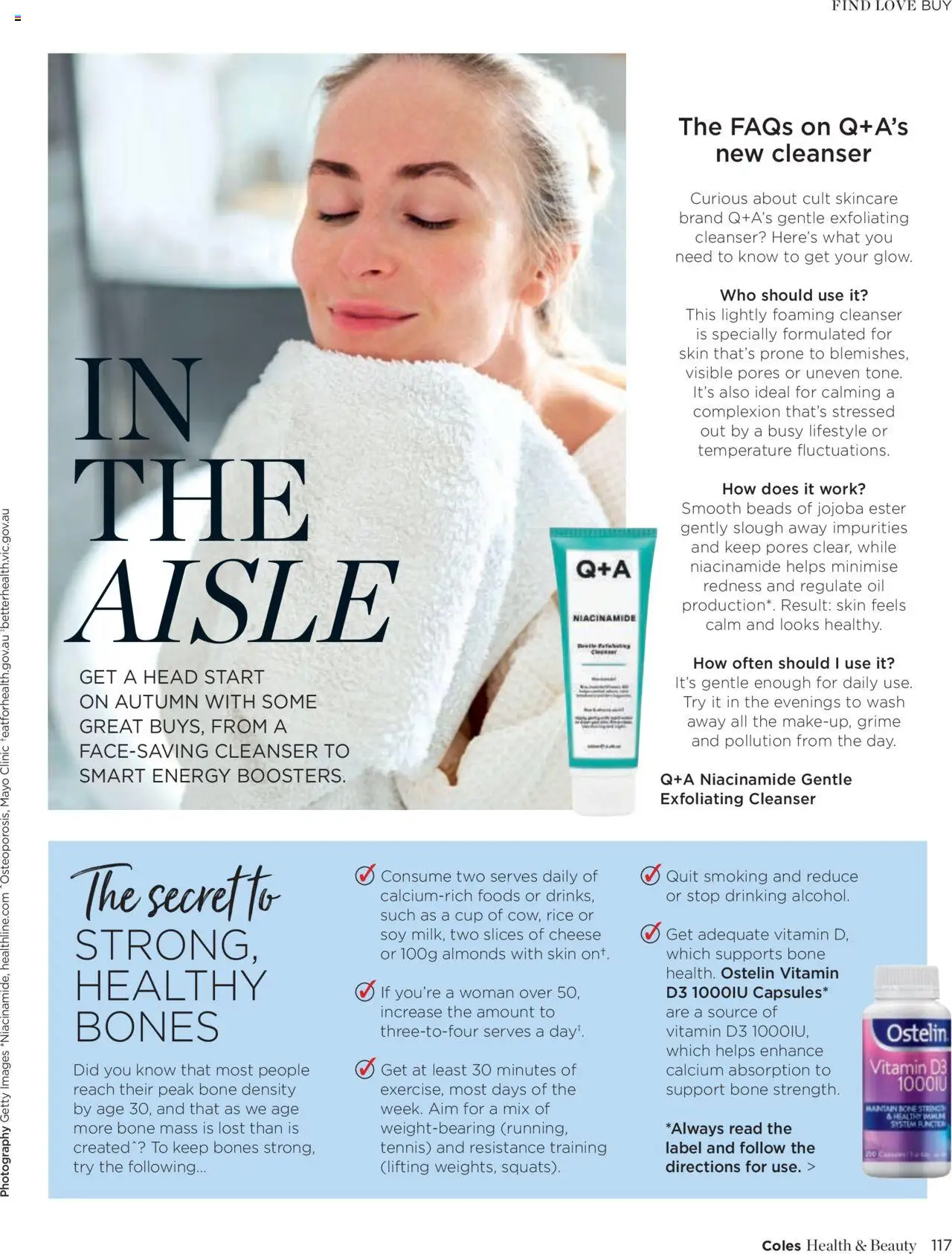 Coles catalogue - valid from 07.04.2025 | Page: 117 | Products: Almonds, Cheese, Oil, Vitamin