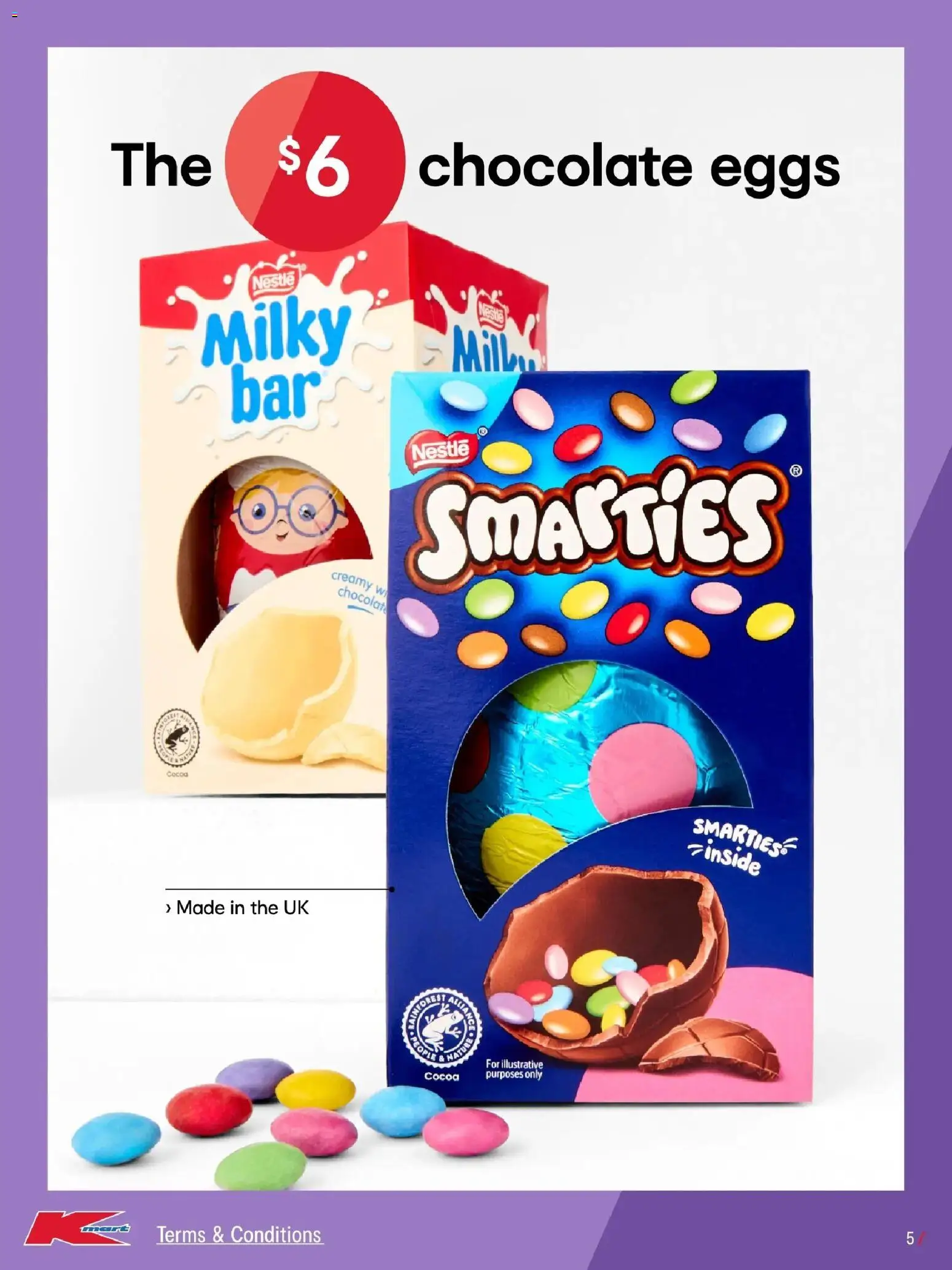 Kmart catalogue - valid from 05.03.2026 | Page: 5 | Products: Cocoa, Eggs, Chocolate