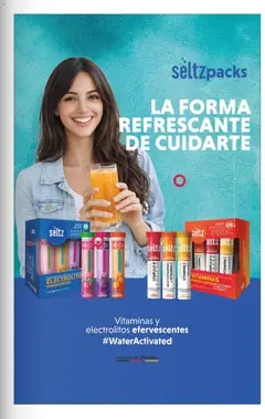 Vista previa de VITAMINAS EFERVESCENTES, Suplemento alimenticio a base de jugo de fruta en polvo con Multivitaminas, Complejo B y Vitamina C efervescentes. Contiene 20 tabletas., nuevo folleto de la tienda, válido en México a partir del 01.04.2026 | Página: 107 | Productos: Jugo, Vitaminas, Polvo