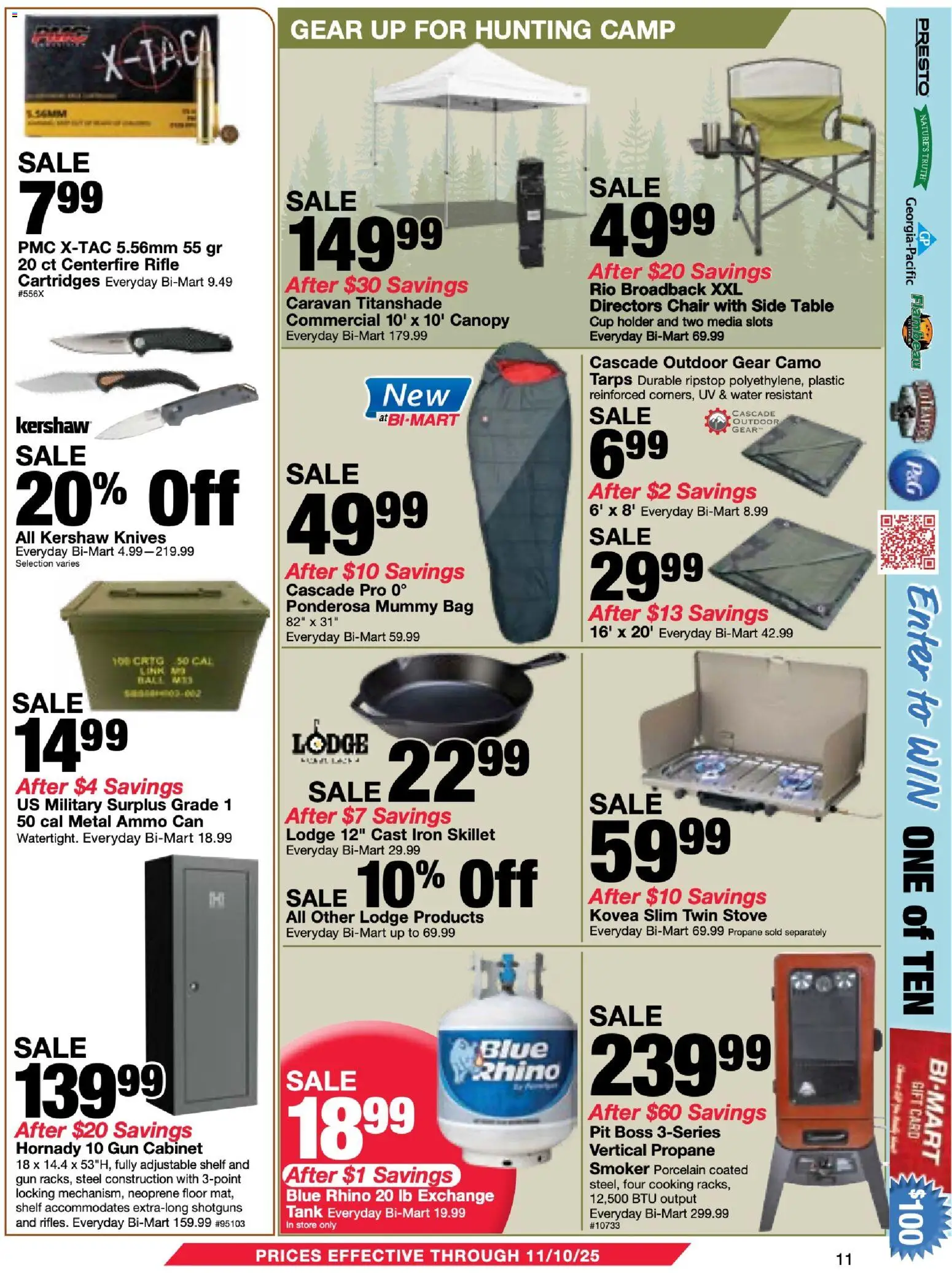 Bi-Mart Weekly Ad - valid from 28.10.2025 | Page: 11 | Products: Shelf, Water, Stove, Iron
