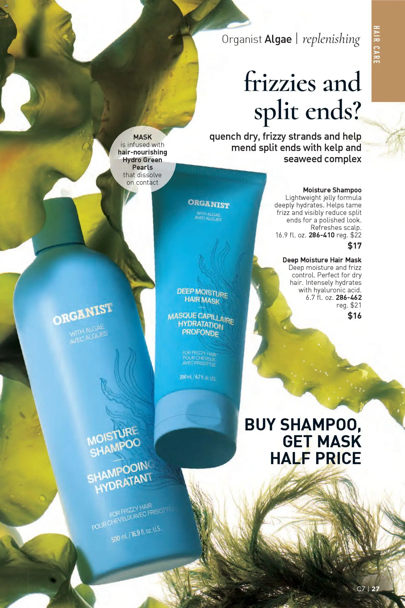 Avon Brochure - valid from 25.03.2026 | Page: 27 | Products: Shampoo, Hair mask, Mask