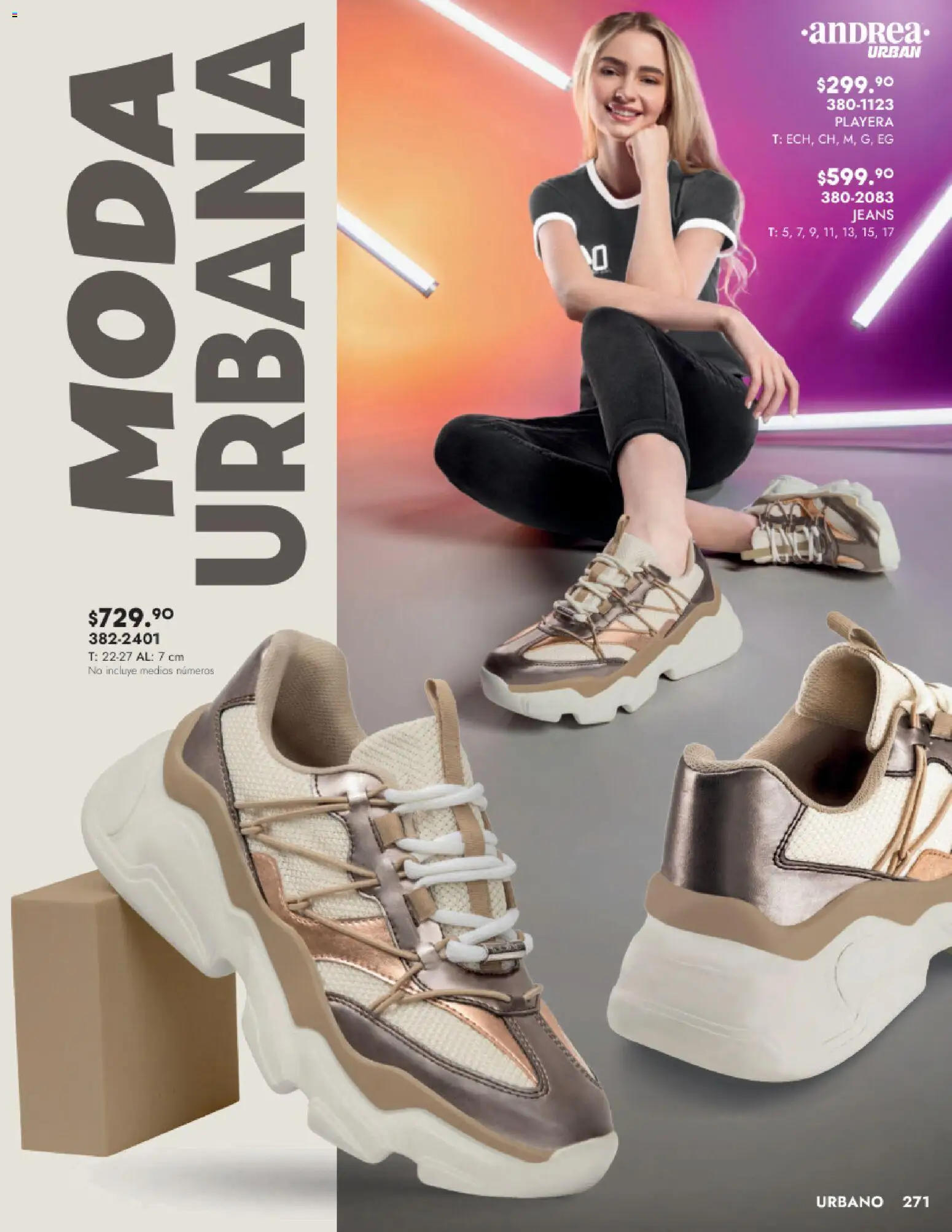 Nuevas ofertas de Andrea válidas en toda la República Mexicana desde el 24.08.2025. ¡Encuentra las mejores ofertas en Andrea - Catálogo Calzado Dama! | Página: 271
