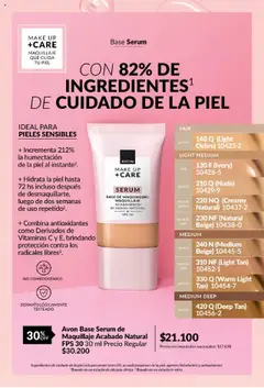 Catálogo AVON Campaña 10B │ válido desde el 03.06.2025 | Página: 27 | Productos: Vitaminas, Maquillaje, Serum