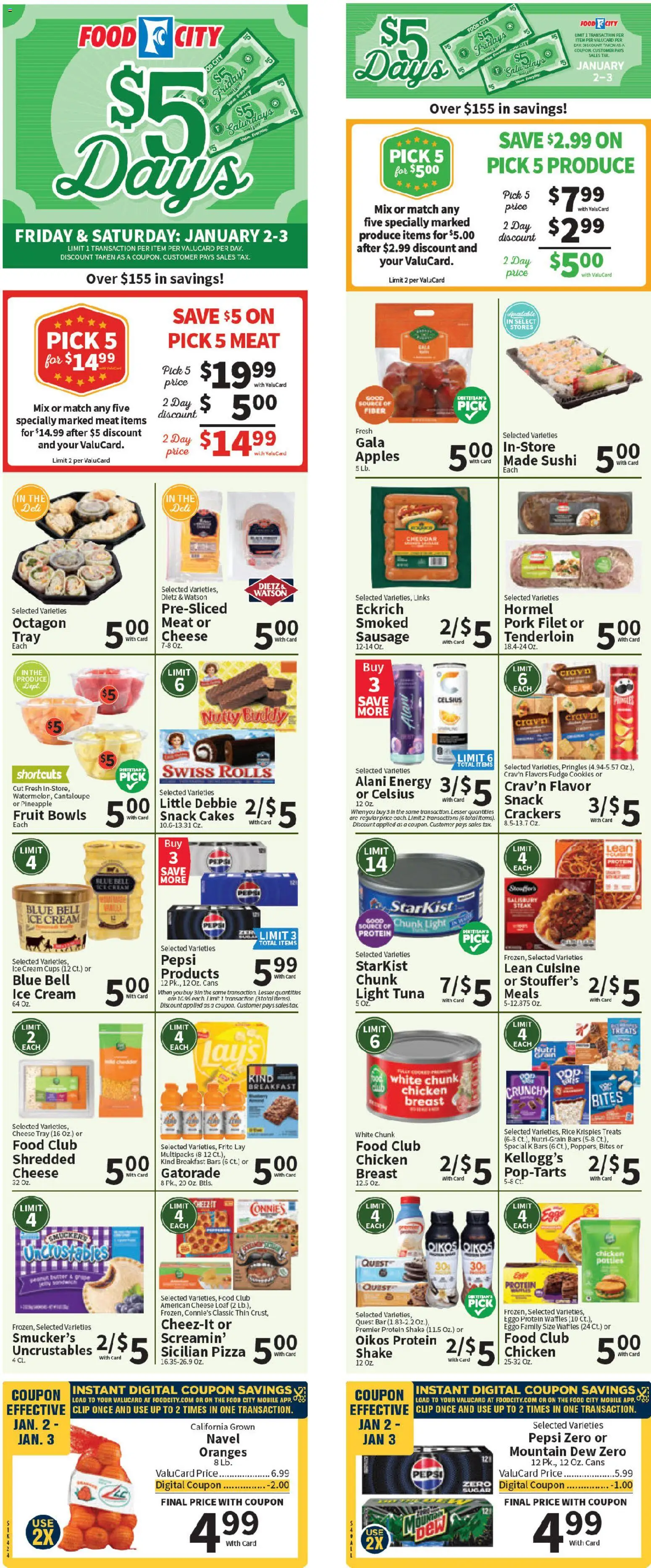 Food City Weekly Ad - valid from 01.01.2026 | Page: 1