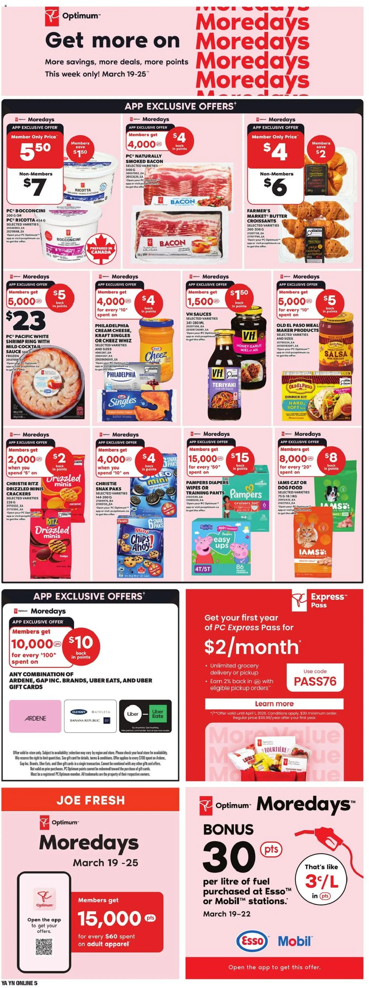 Independent Grocer flyer valid from 19.03.2026 | Page: 8 | Products: Cream, PC, Butter, Pants
