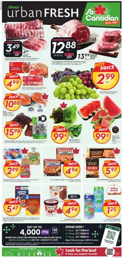 Preview of Sobeys - Weekly Flyer - Urban Fresh from shop Sobeys valid from 31.07.2025