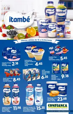 Confiança ofertas Itambé - Pré-Visualização do folheto da loja Confiança, válido de 16.03.2026