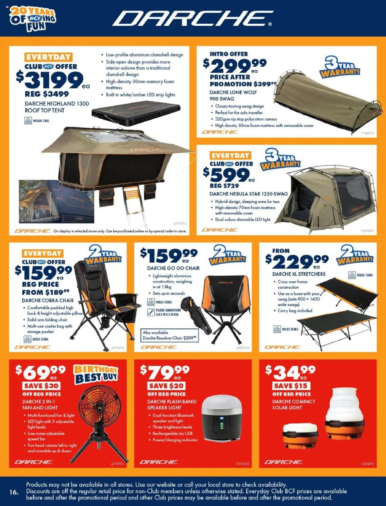 BCF catalogue - valid from 21.10.2025 | Page: 16 | Products: Bag, Usb, Fan, Mattress