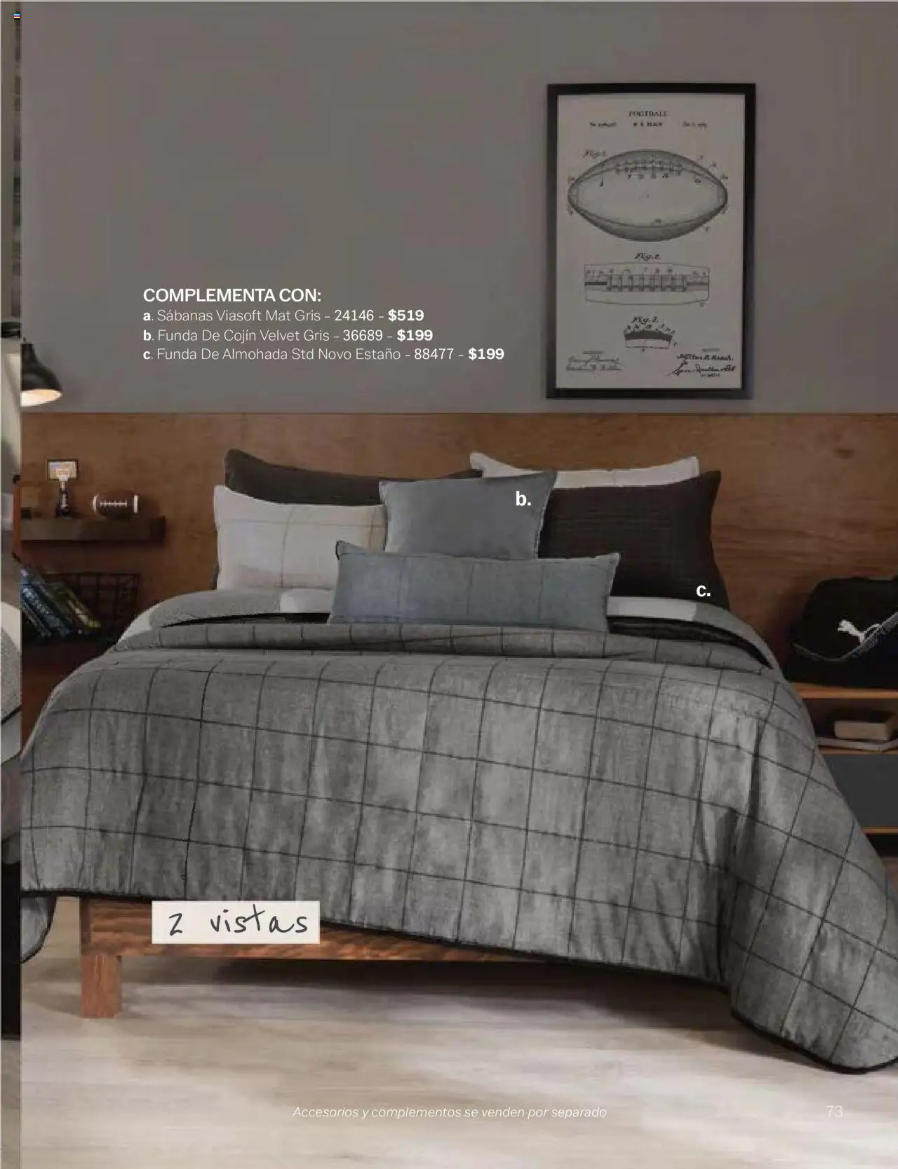 Nuevas ofertas de Vianney válidas en toda la República Mexicana desde el 24.01.2025. ¡Encuentra las mejores ofertas en Vianney catálogo Chavos! | Página: 75 | Productos: Funda, Funda de almohada, Almohada, Sabanas