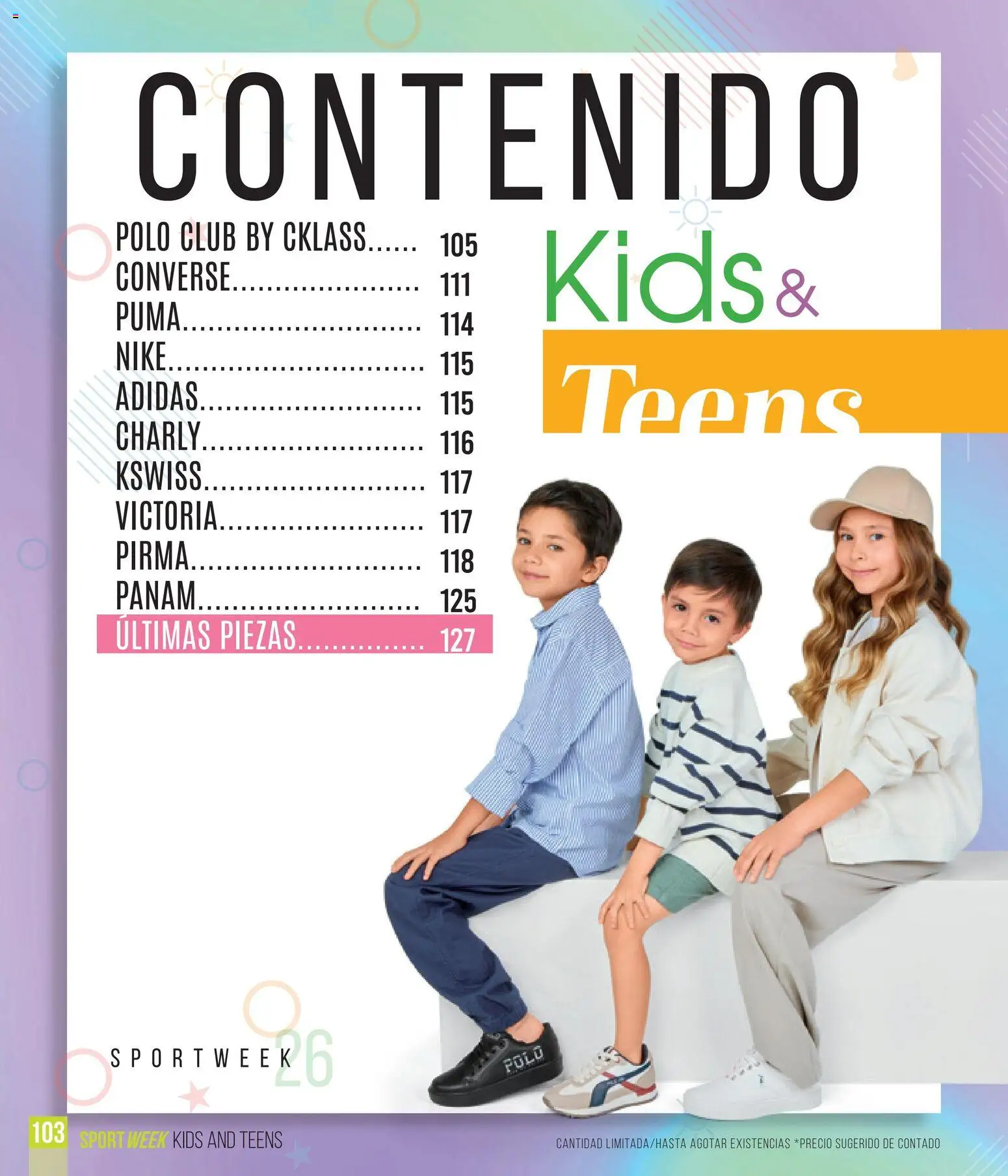 Nuevas ofertas de Cklass válidas en toda la República Mexicana desde el 28.04.2026. ¡Encuentra las mejores ofertas en Cklass catálogo Sportweek! | Página: 104