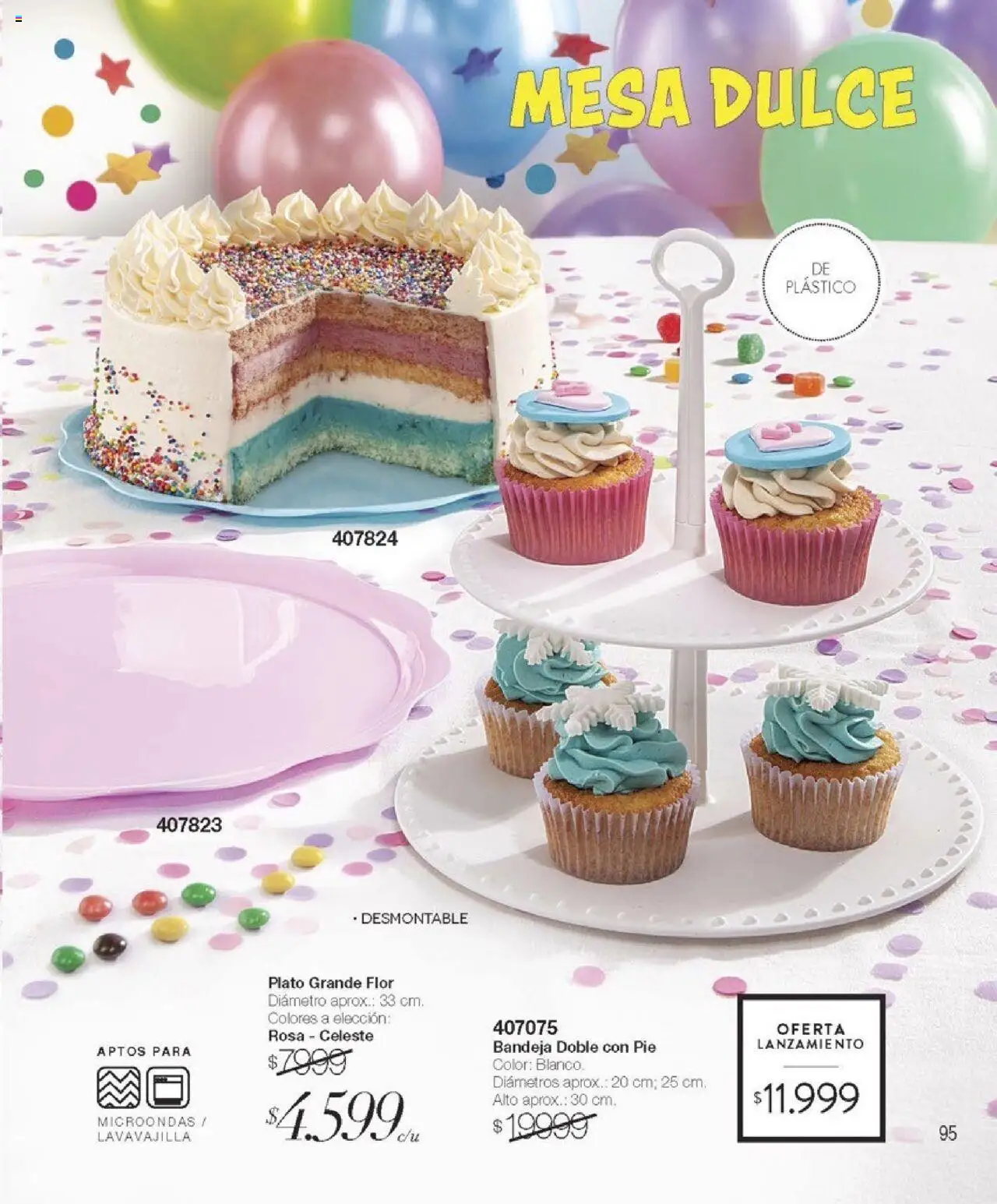 Violetta catálogo │ válido desde el 19.09.2025 | Página: 95 | Productos: Mesa, Bandeja, Microondas