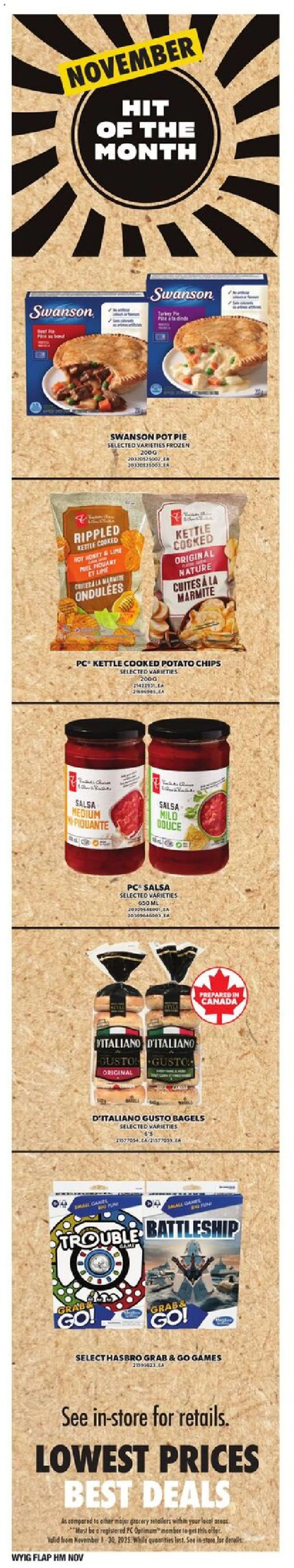 Loblaws flyer valid from 06.11.2025 | Page: 2 | Products: Chips, PC, Kettle