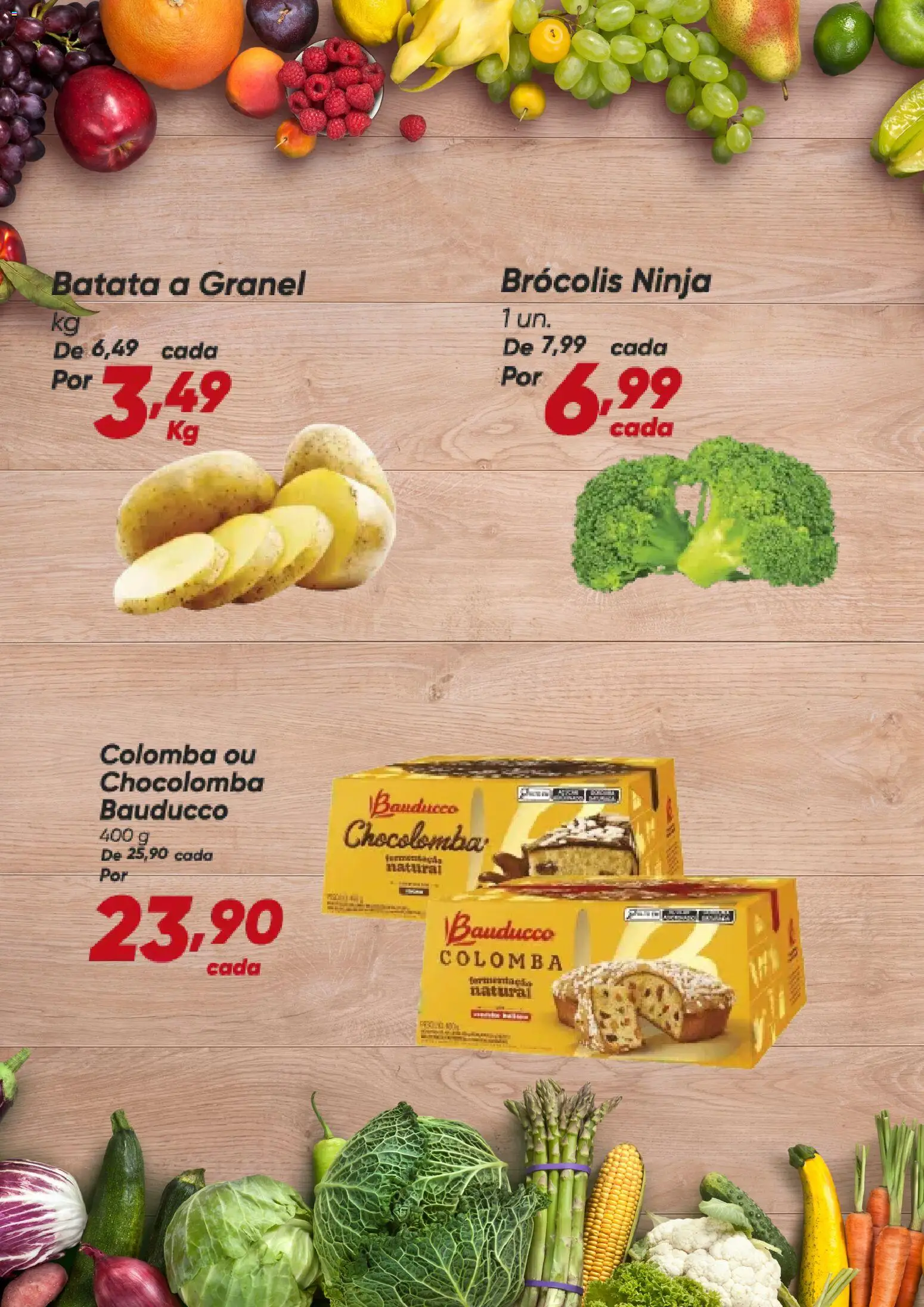 Dia ofertas Folheto - válido de 19.03.2026 | Página: 2 | Produtos: Brócolis, Batata