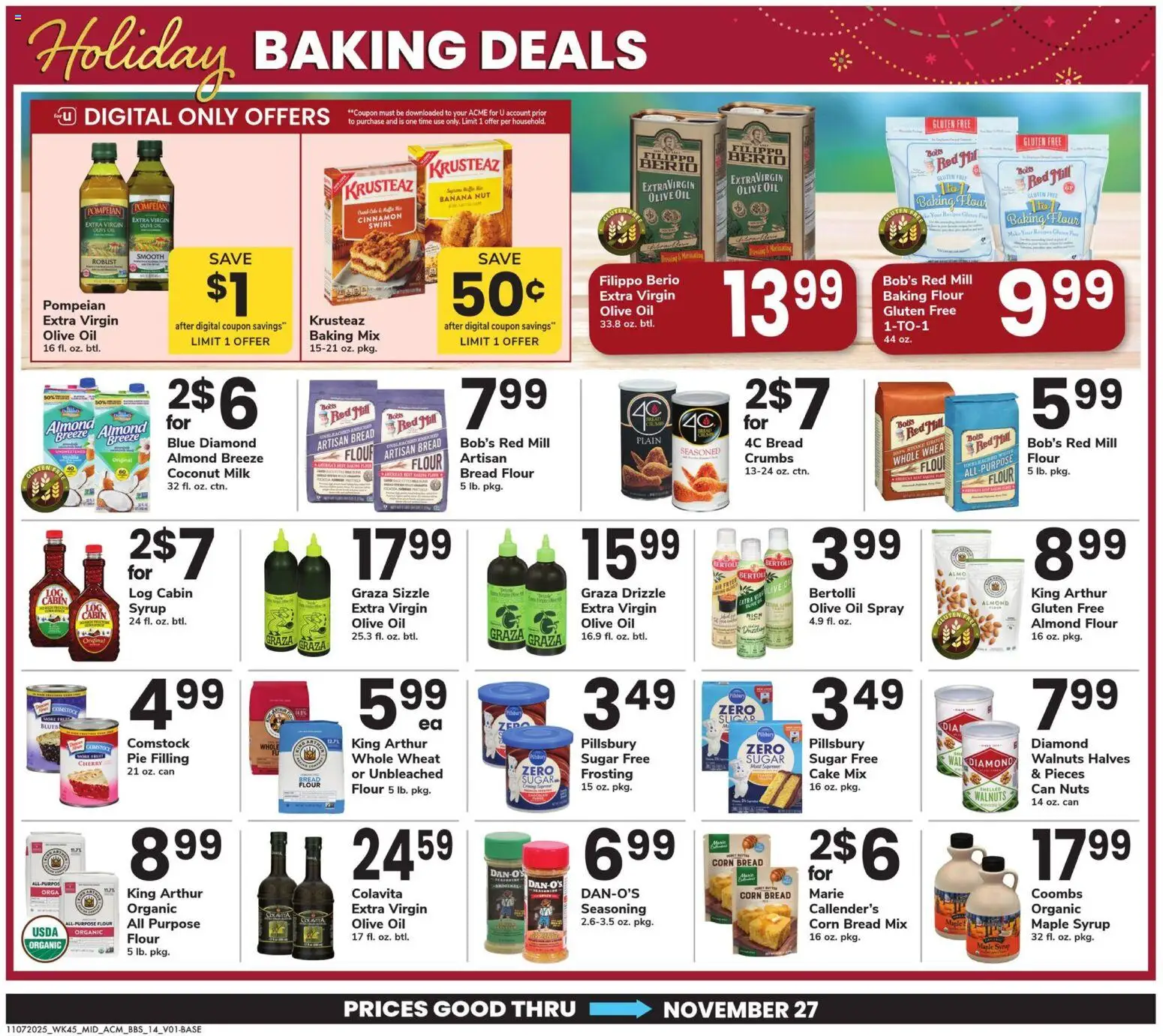 Acme Big Book of Savings - valid from 07.11.2025 | Page: 14 | Products: Fryer, Oil, Bread, Sugar