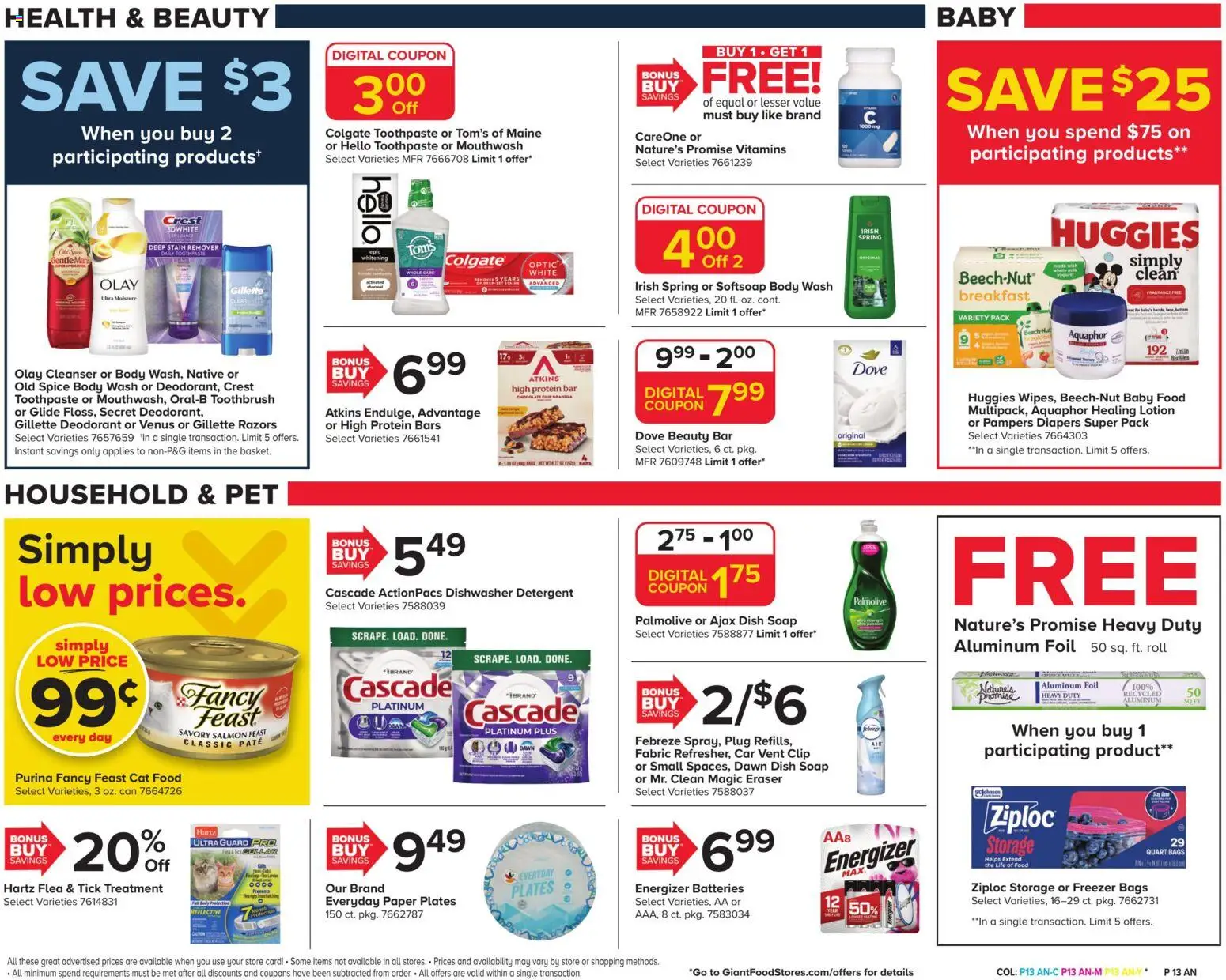 Giant Weekly Ad - valid from 13.03.2026 | Page: 18 | Products: Fragrance, Chocolate, Detergent, Baby food