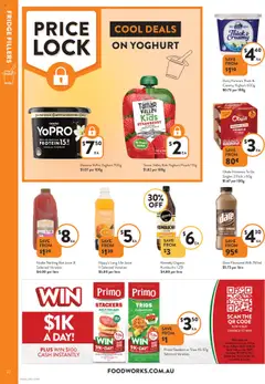 Foodworks catalogue - valid from 30.07.2025 | Page: 22 | Products: Crackers, Milk, Cheese, Fridge