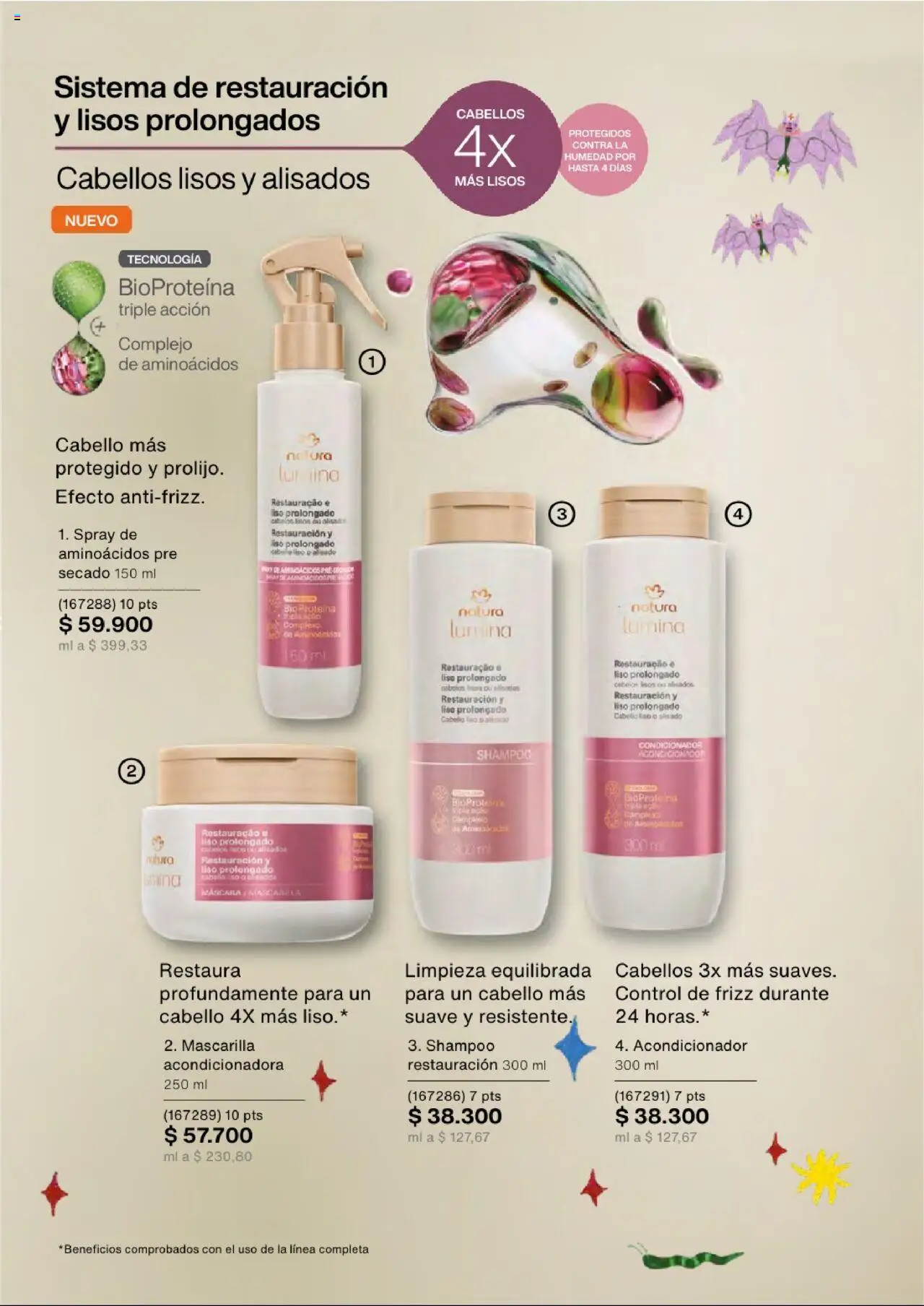 Natura revista - valida desde el 03.09.2025 | Página: 131 | Productos: Té, Shampoo, Máscara, Acondicionador