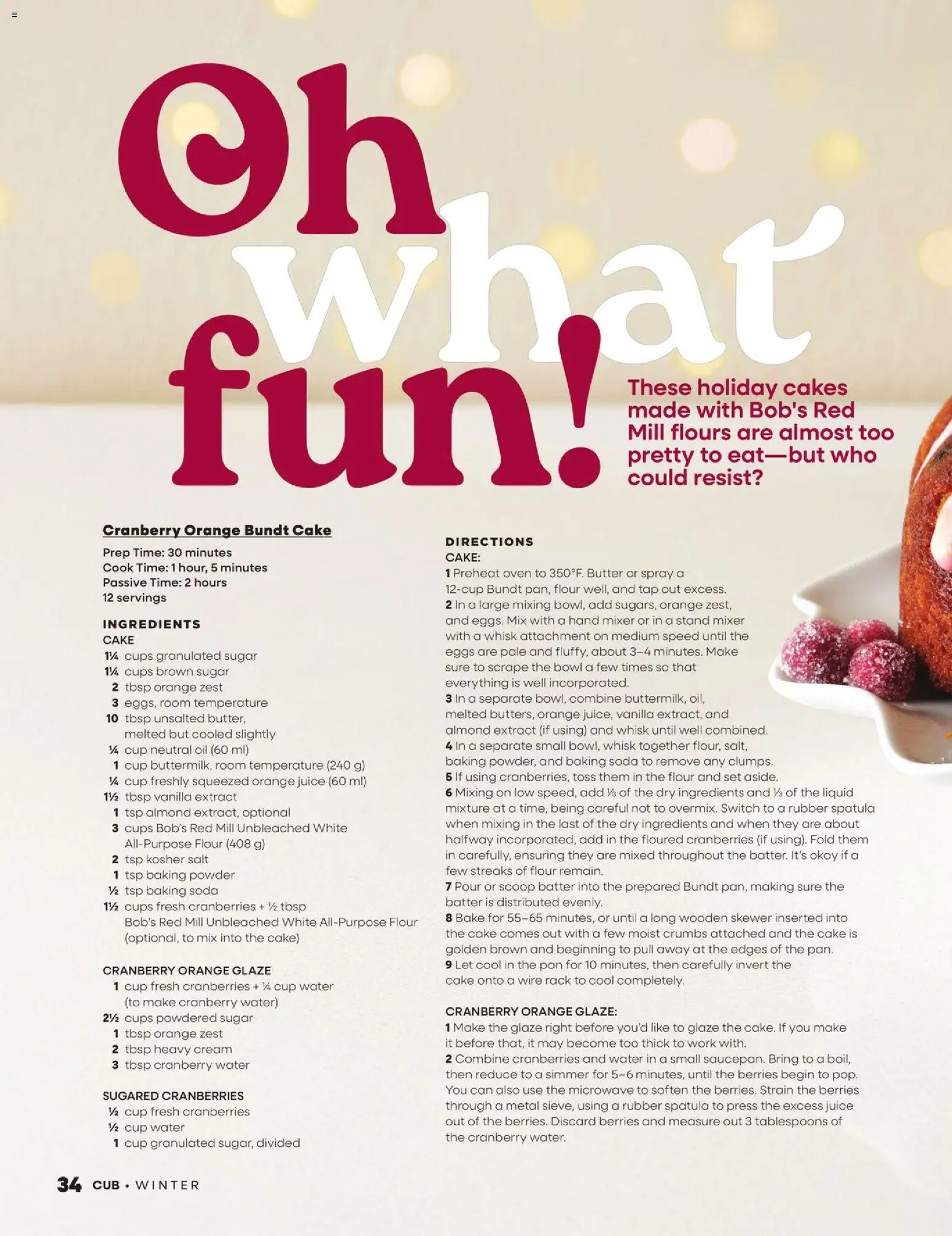 Cub Foods Magazine - valid from 31.10.2025 | Page: 28 | Products: Berries, Wire, Powder, Salt