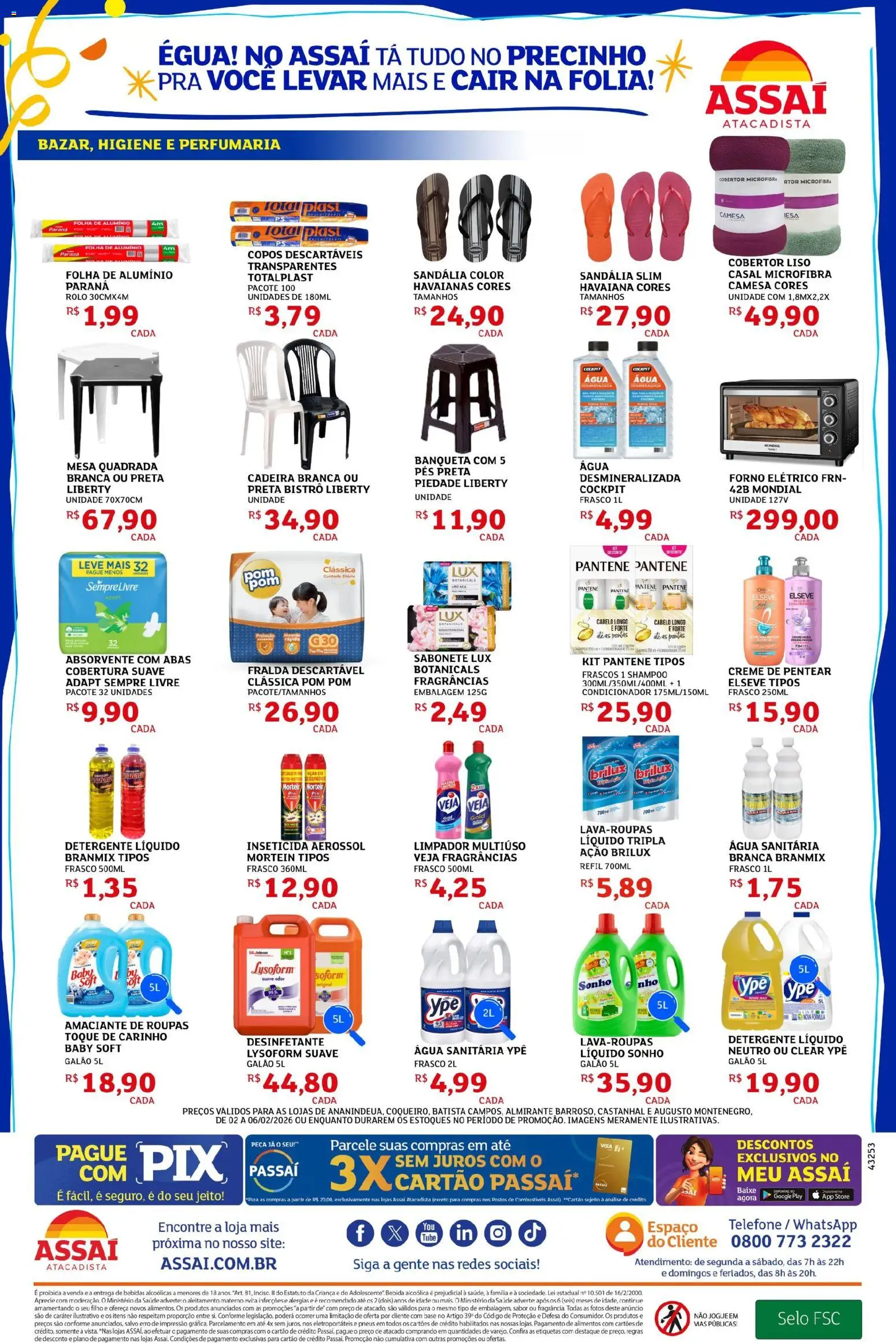 Assaí Atacadista Folheto - válido de 02.02.2026 | Página: 4