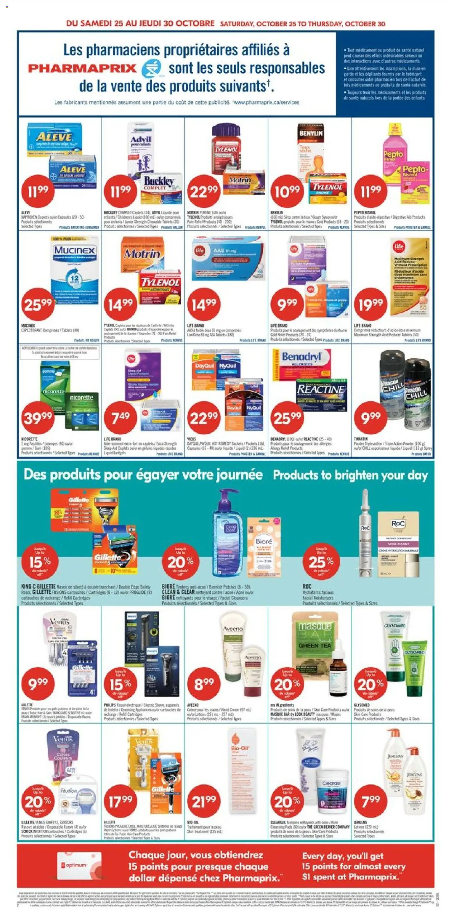 Pharmaprix flyer valid from 25.10.2025 | Page: 4 | Products: Cream, Powder, Mask, Face mask