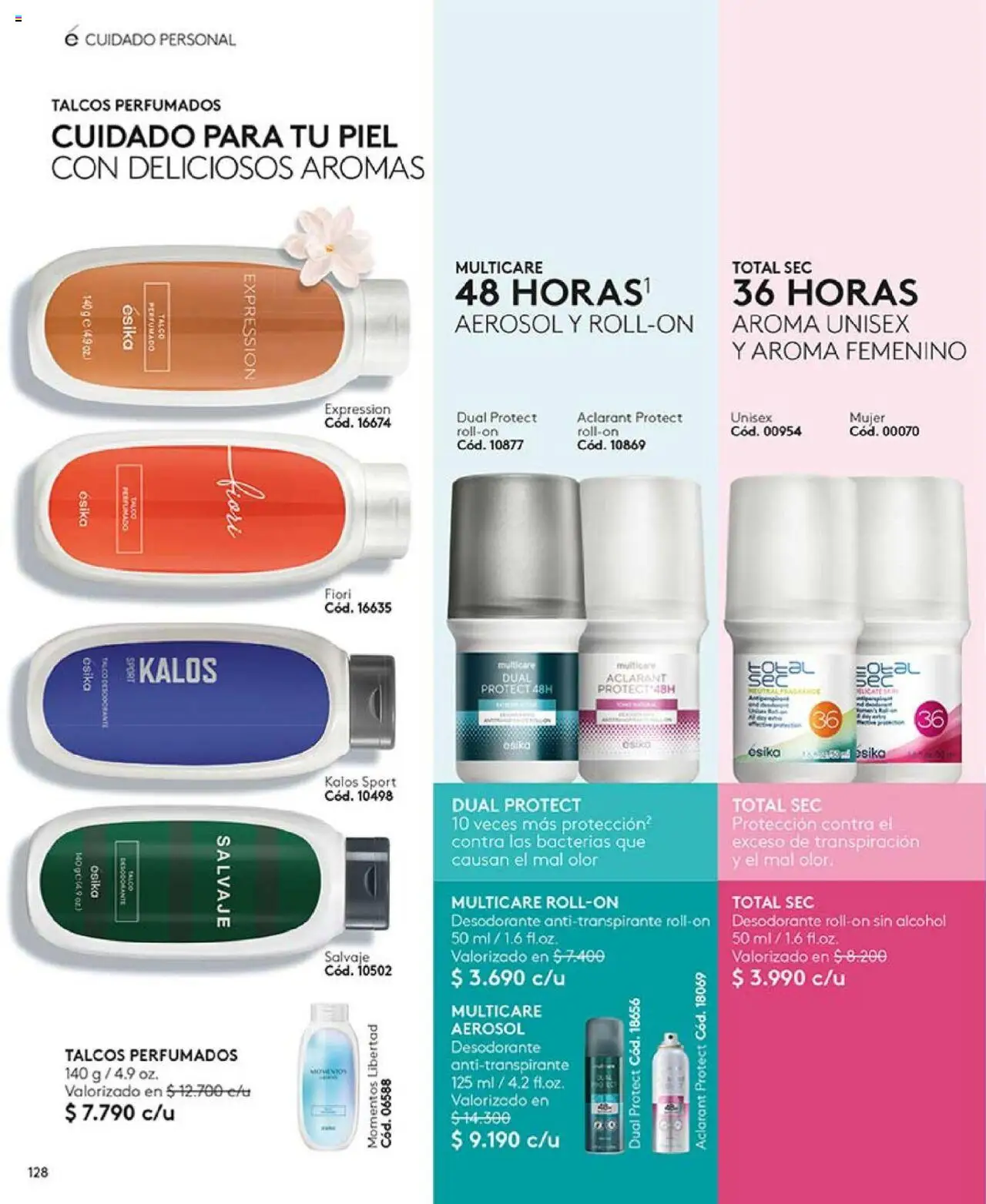 Catálogo Ésika Campaña 17 │ válido desde el 14.10.2025 | Página: 144 | Productos: Desodorante, Antitranspirante