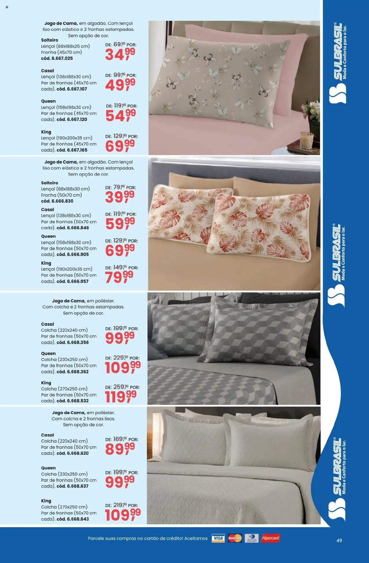 Quatro Estações Folheto - válido de 01.12.2025 | Página: 49 | Produtos: Colcha, Lençol, Fronha