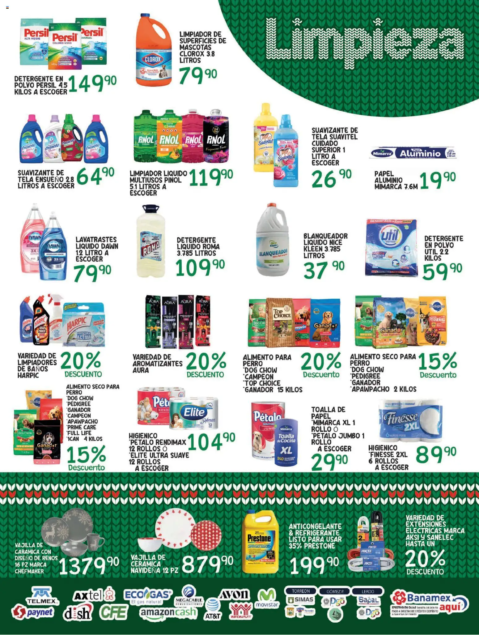 Nuevas ofertas de Alsuper válidas en toda la República Mexicana desde el 16.12.2025. ¡Encuentra las mejores ofertas en Alsuper folleto Laguna! | Página: 5 | Productos: Detergente, Extensión, Suavizante, Toalla