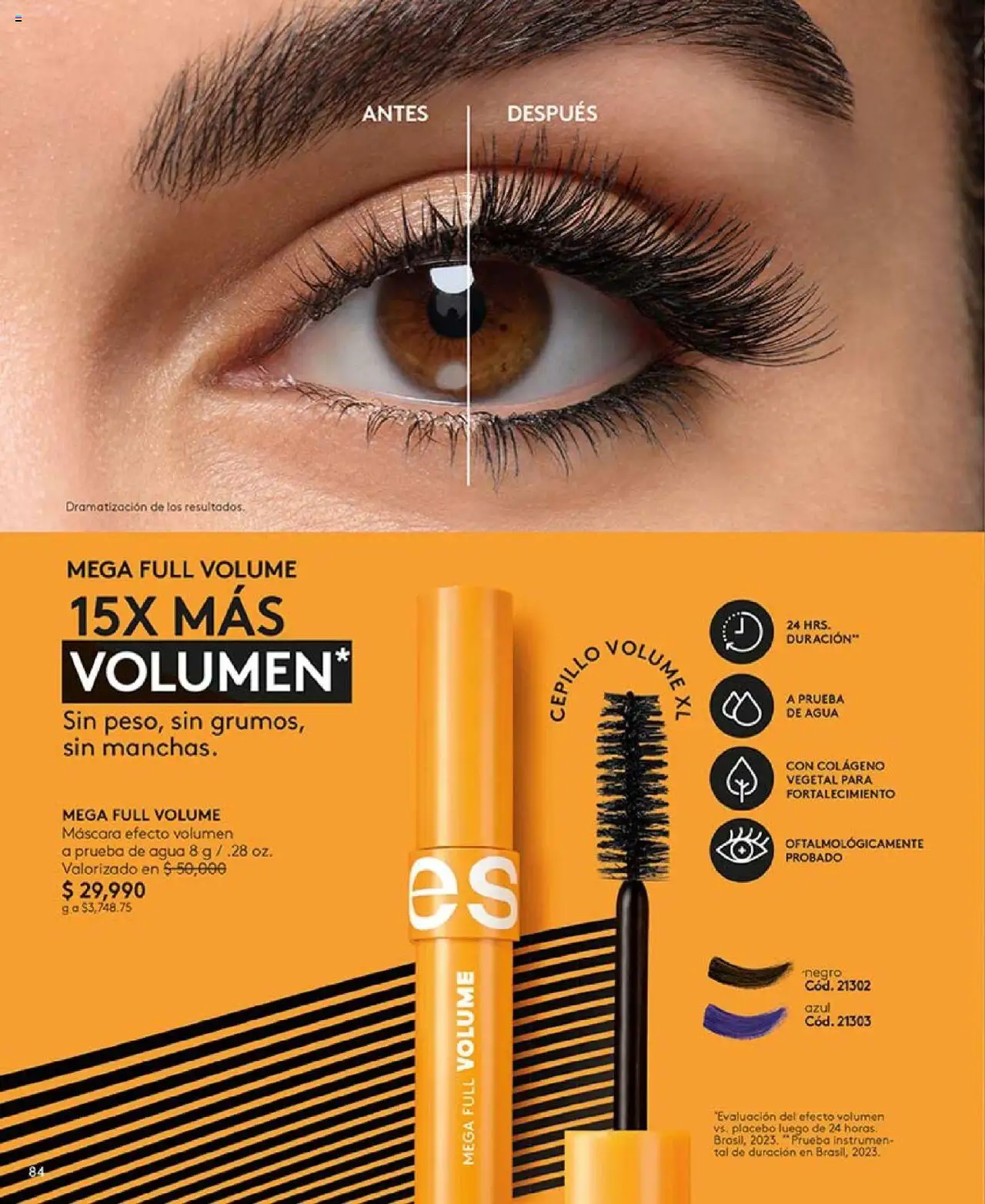 Ésika revista - valida desde el 05.09.2025 | Página: 84 | Productos: Agua, Cepillo, Máscara