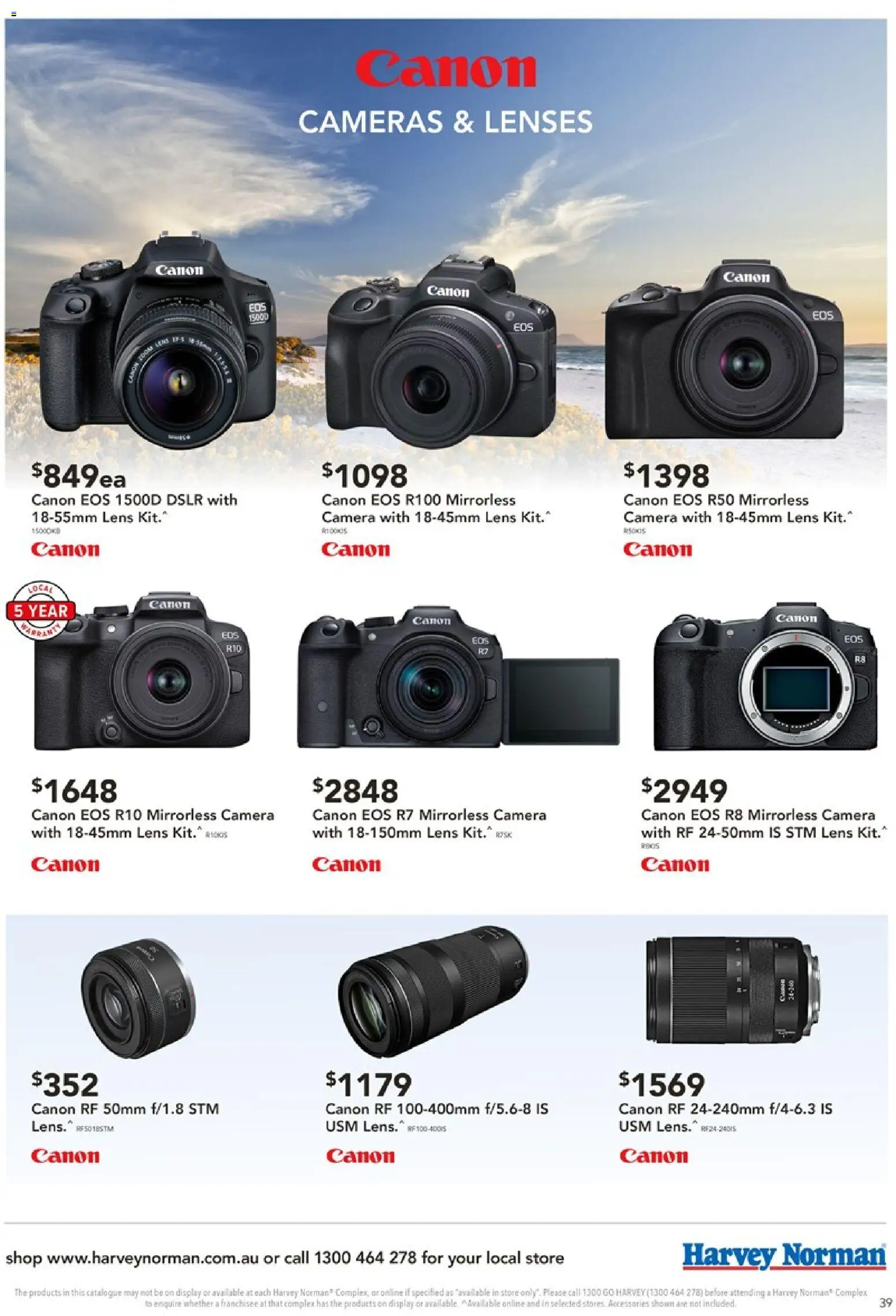 Harvey Norman catalogue - valid from 02.04.2026 | Page: 39 | Products: Camera