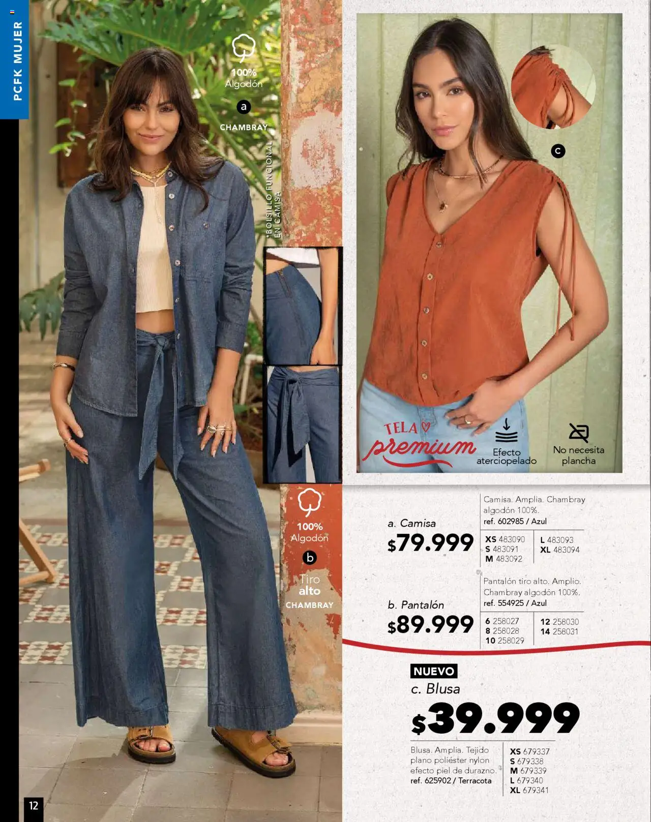 Pacifika revista - valida desde el 01.08.2025 | Página: 15 | Productos: Plancha, Algodón, Camisa, Blusa