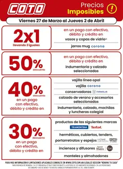Vista previa Coto - Renova válido desde el 27.03.2026