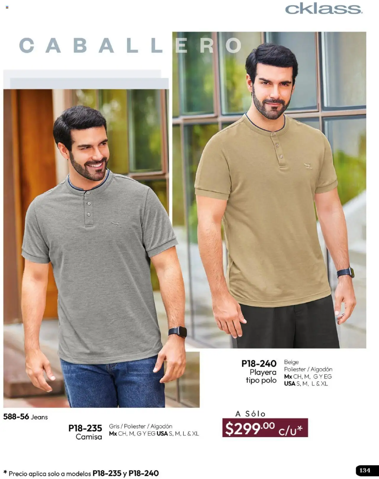 Nuevas ofertas de Cklass válidas en toda la República Mexicana desde el 16.09.2025. ¡Encuentra las mejores ofertas en Cklass - Catálogo Invierno! | Página: 135 | Productos: Camisa, Algodón, Playera