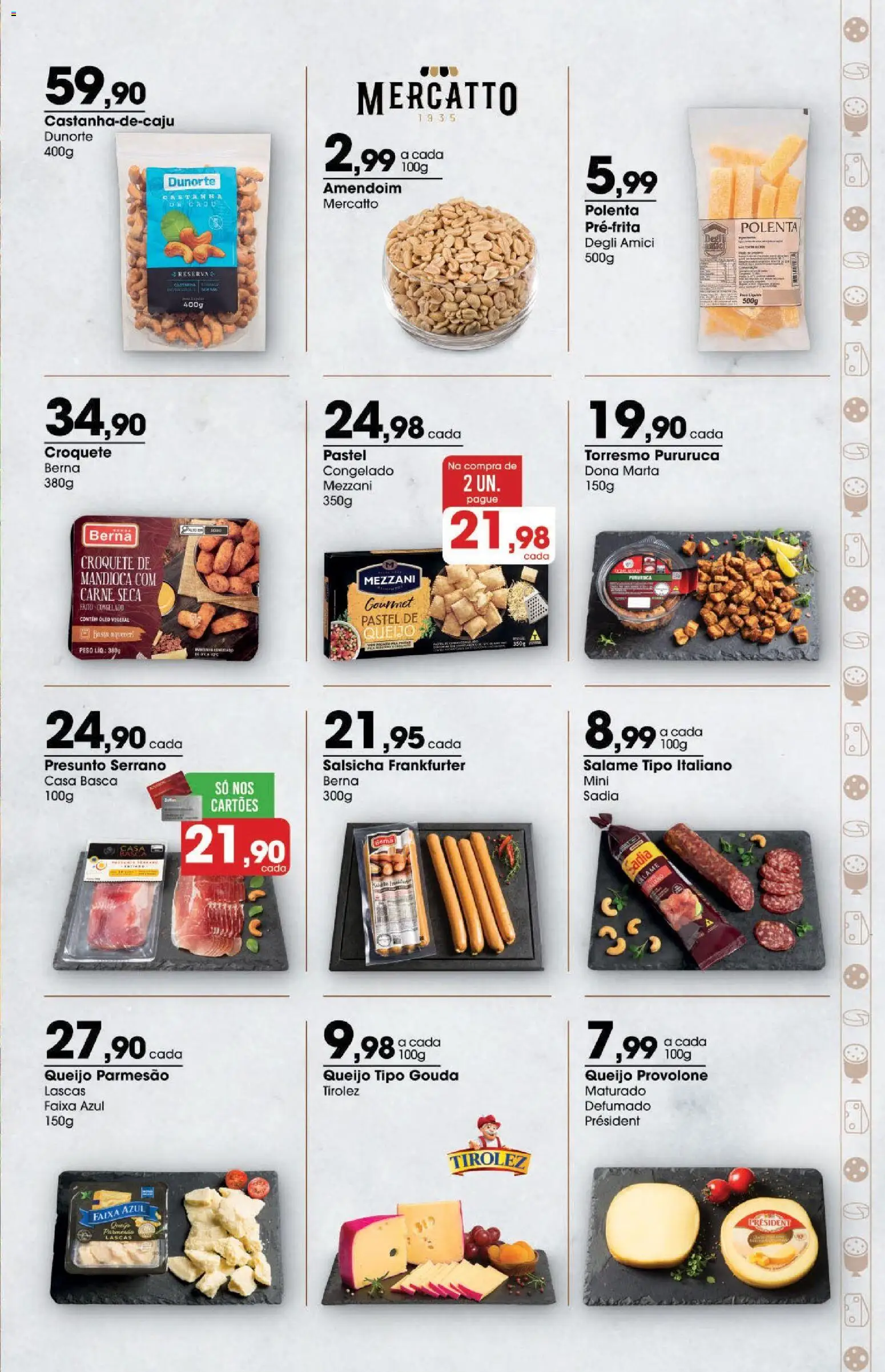 Zaffari Folheto - válido de 07.11.2025 | Página: 7 | Produtos: Amendoim, Queijo, Óleo, Queijo parmesão