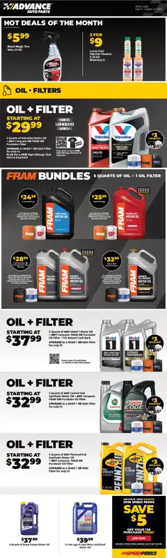 Preview of Advance Auto Parts weekly ads valid from 31.07.2025