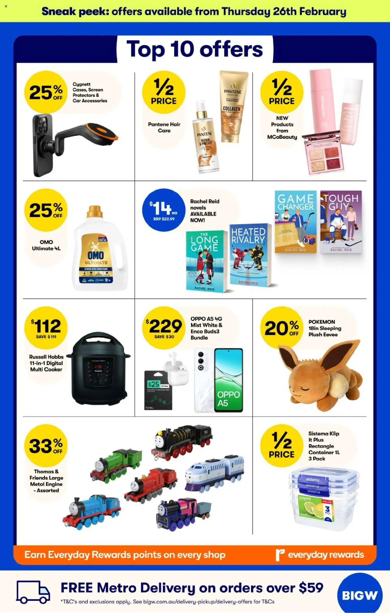 Big W catalogue - valid from 26.02.2026 | Page: 2 | Products: Heater, Accessories, Game, Screen