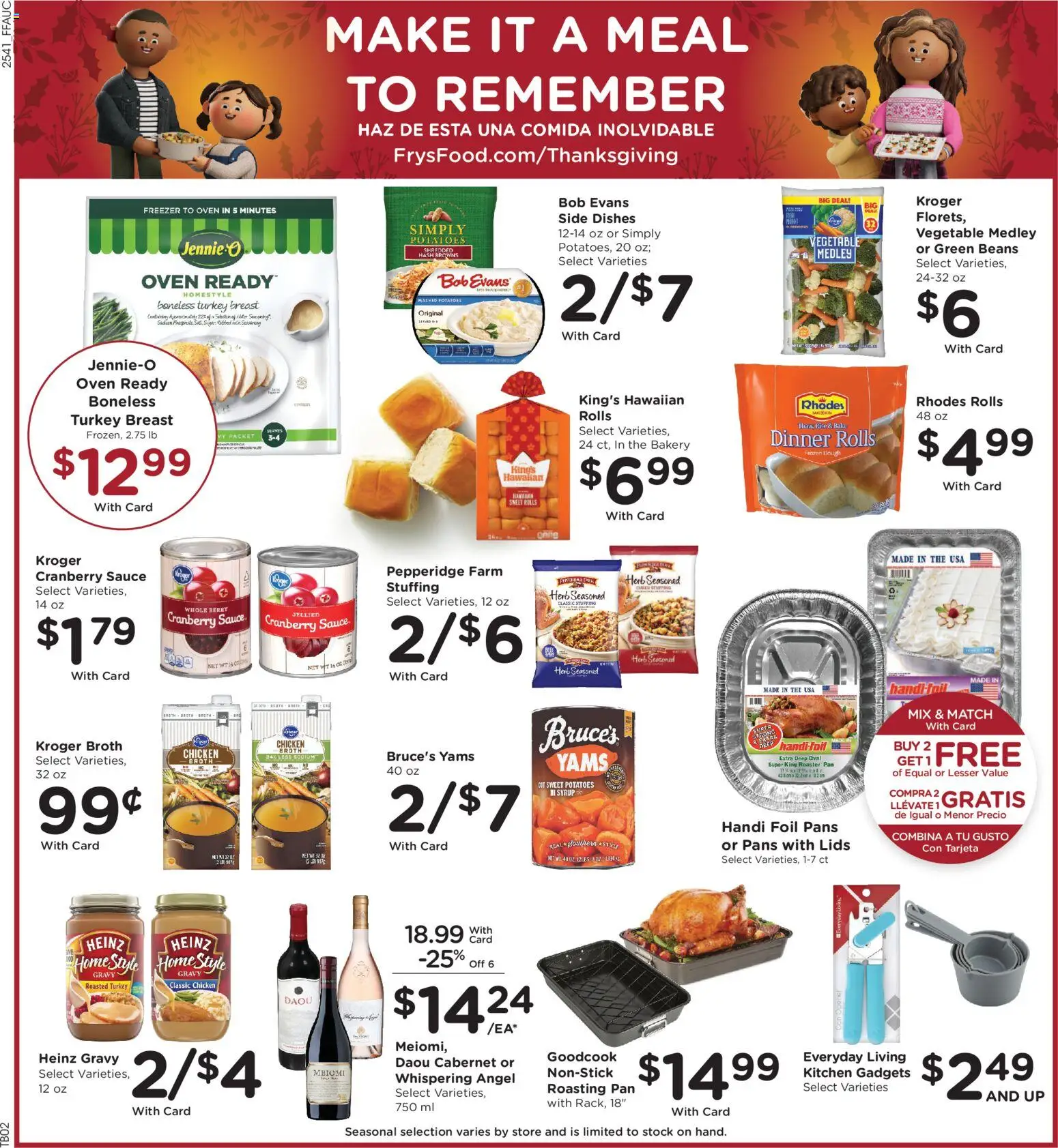 Fry's Food Black Friday - valid from 12.11.2025 | Page: 4 | Products: Bakery, Rice, Potatoes, Freezer