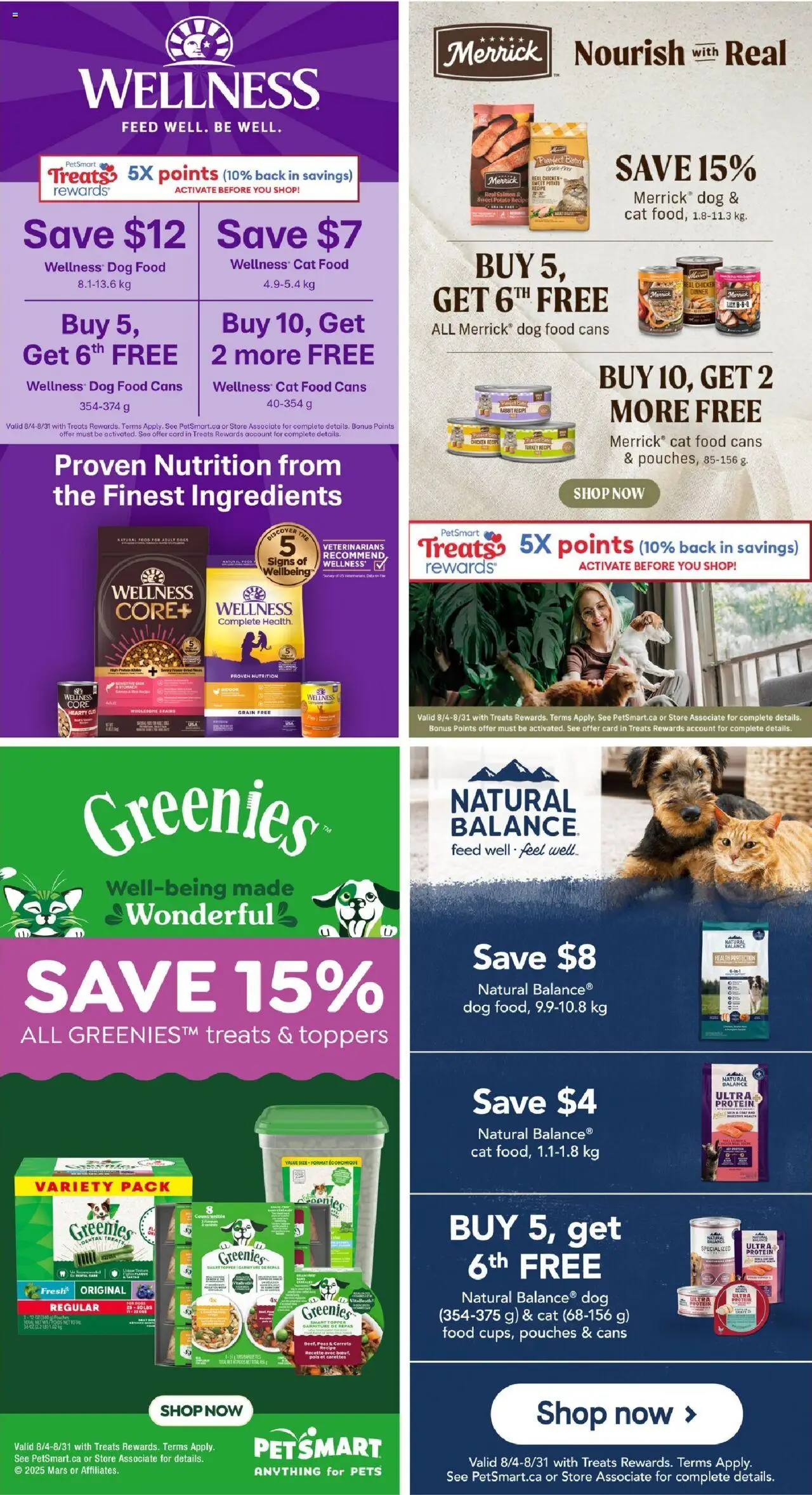 Petsmart flyer valid from 11.08.2025 | Page: 7 | Products: Turkey, Coat, Chicken