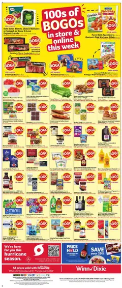 Winn Dixie Weekly Circular - FL - valid from 16.07.2025 | Page: 8 | Products: Dog Treats, Bread, Microwave, Sauce