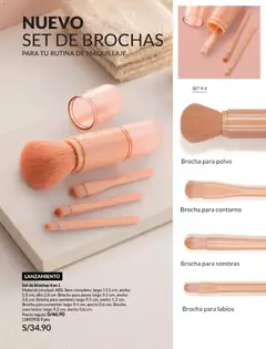 Vista previa de folleto Avon - Ciclo 18 de la Avon válido desde 15.11.2025 | Página: 187 | Productos: Brocha, Maquillaje, Polvo