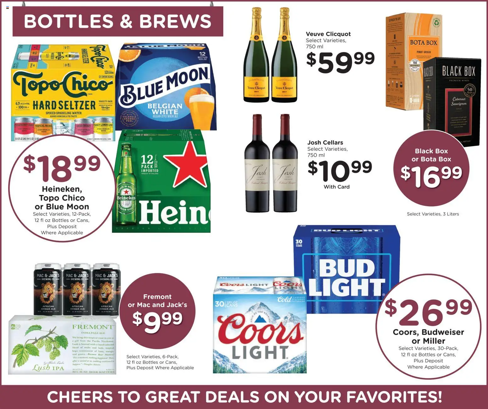 Fred Meyer Weekly Ad - valid from 26.12.2025 | Page: 14 | Products: Beer, Water, Lemon, Mango
