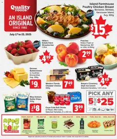 Preview of Quality Foods weekly flyer / circulaire from shop Quality Foods valid from 17.07.2025