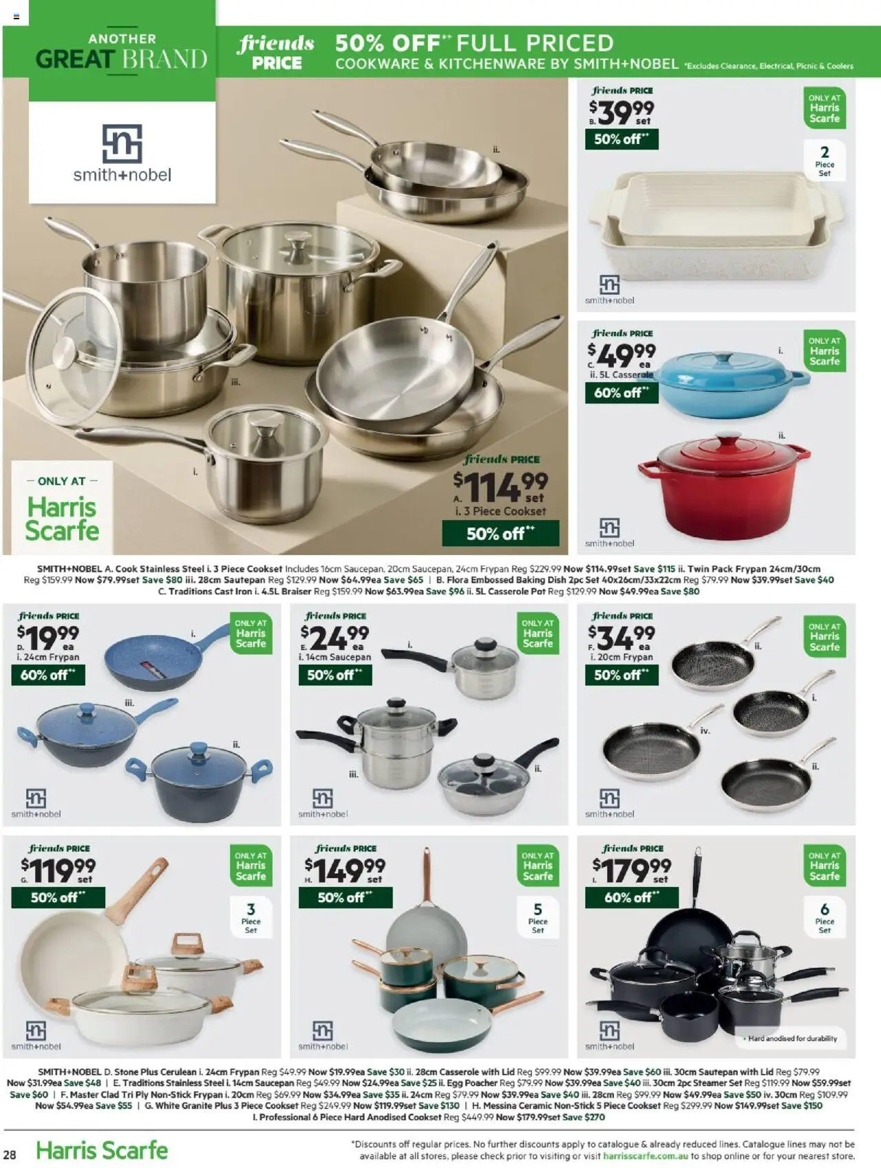 Harris Scarfe catalogue - valid from 13.10.2025 | Page: 28 | Products: Pot, Cookware, Iron