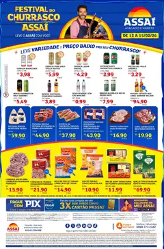 Encarte Assaí Atacadista - MG - Pré-Visualização do folheto da loja Assaí Atacadista, válido de 12.02.2026