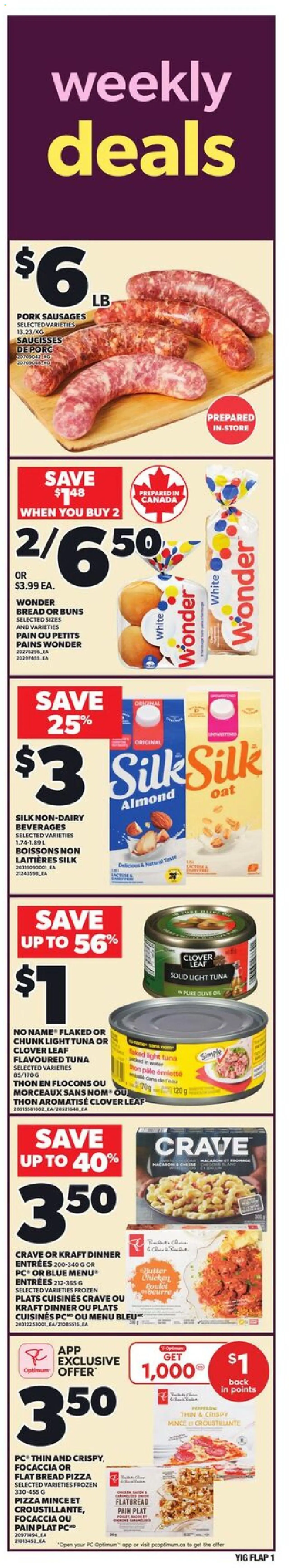 Independent Grocer flyer valid from 16.10.2025 | Page: 1 | Products: PC, Bread, Pizza, Pork
